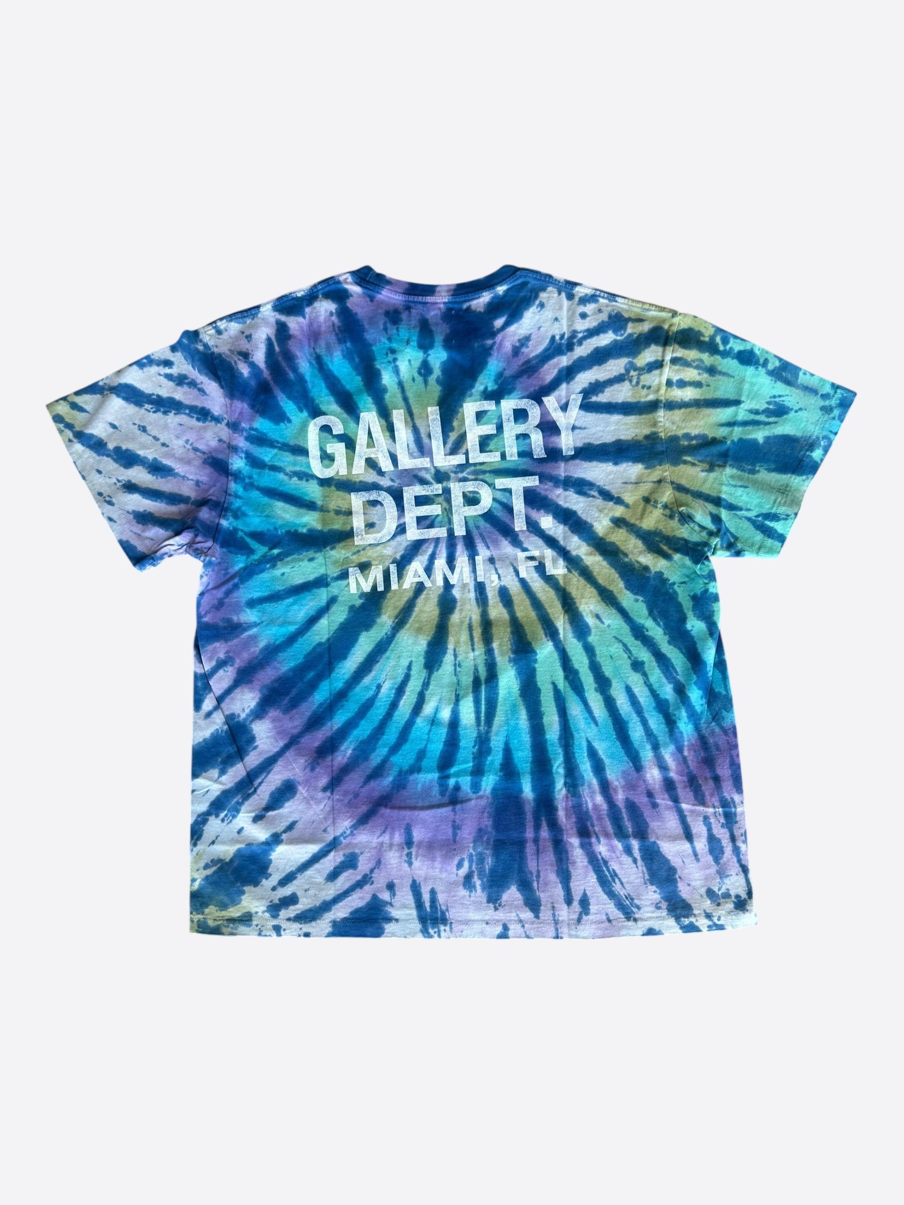Gallery Dept. Gallery Dept Multicolor Tie-Dye Miami Exclusive Logo T-Shirt Size US XL / EU 56 / 4 - 2 Thumbnail