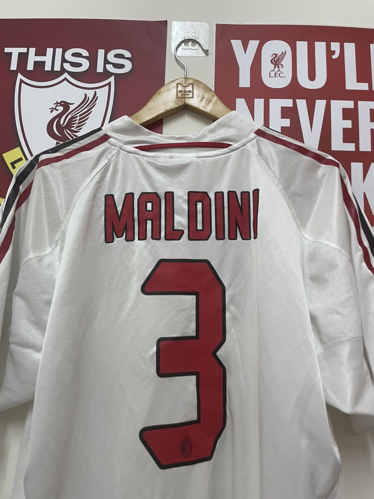 Adidas AC Milan 🇮🇹 2004/2005 Away Paolo Maldini 3 Size US XL / EU 56 / 4 - 4 Thumbnail