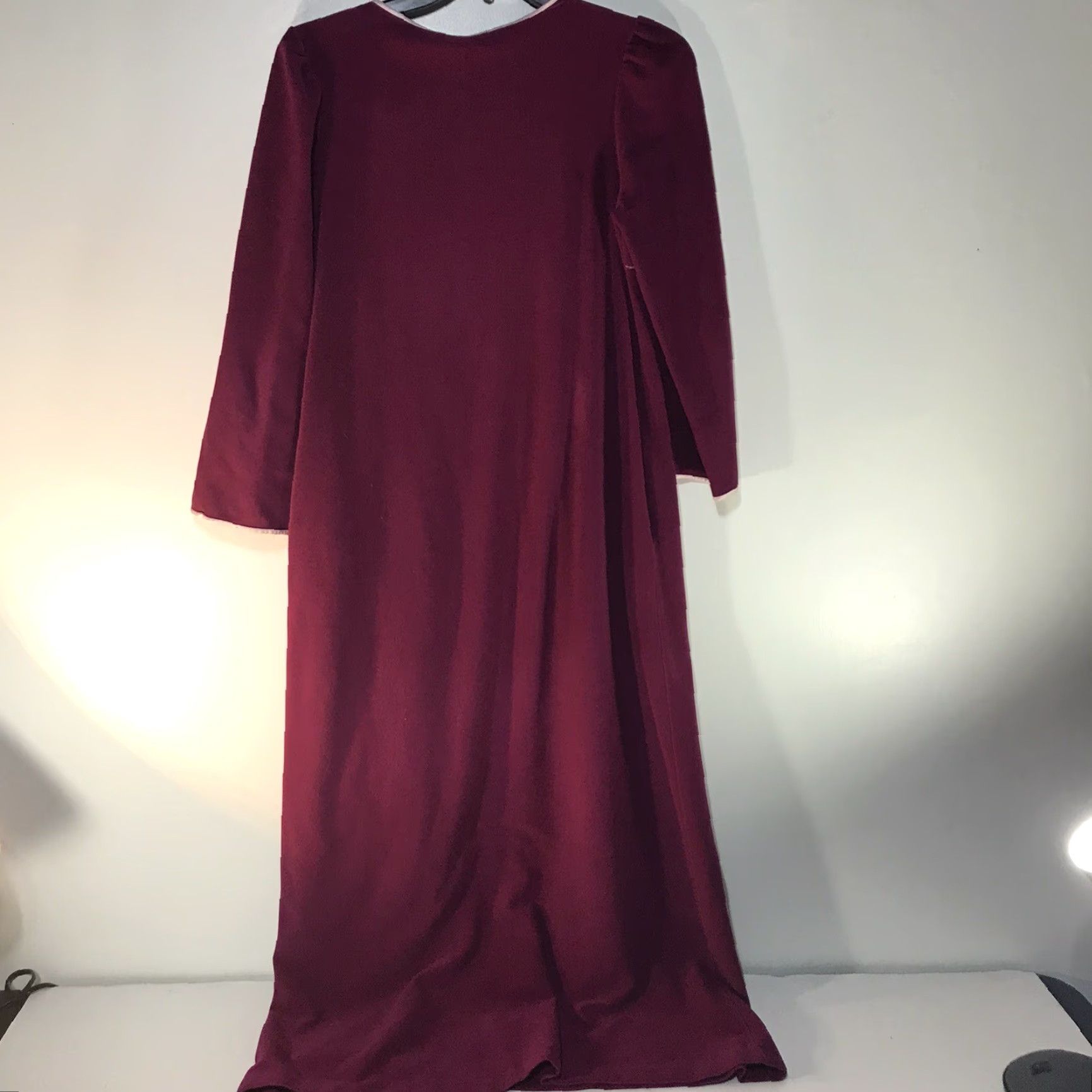 Vintage VINTAGE Vanity Fair Rose Floral X-Long Housecoat 1980s Womens Size S Size S / US 4 / IT 40 - 3 Thumbnail