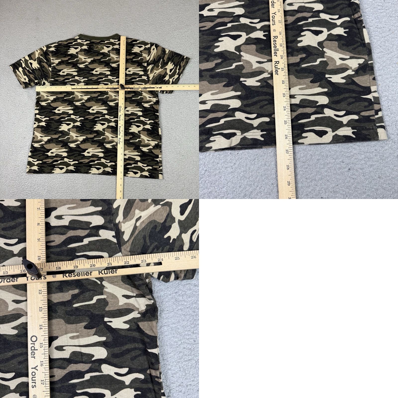 Delta VINTAGE John Deere T Shirt Mens XL Green Camouflage Y2K Moline ILL Casual Hunting Camo Mens Size US XL / EU 56 / 4 - 8 Thumbnail