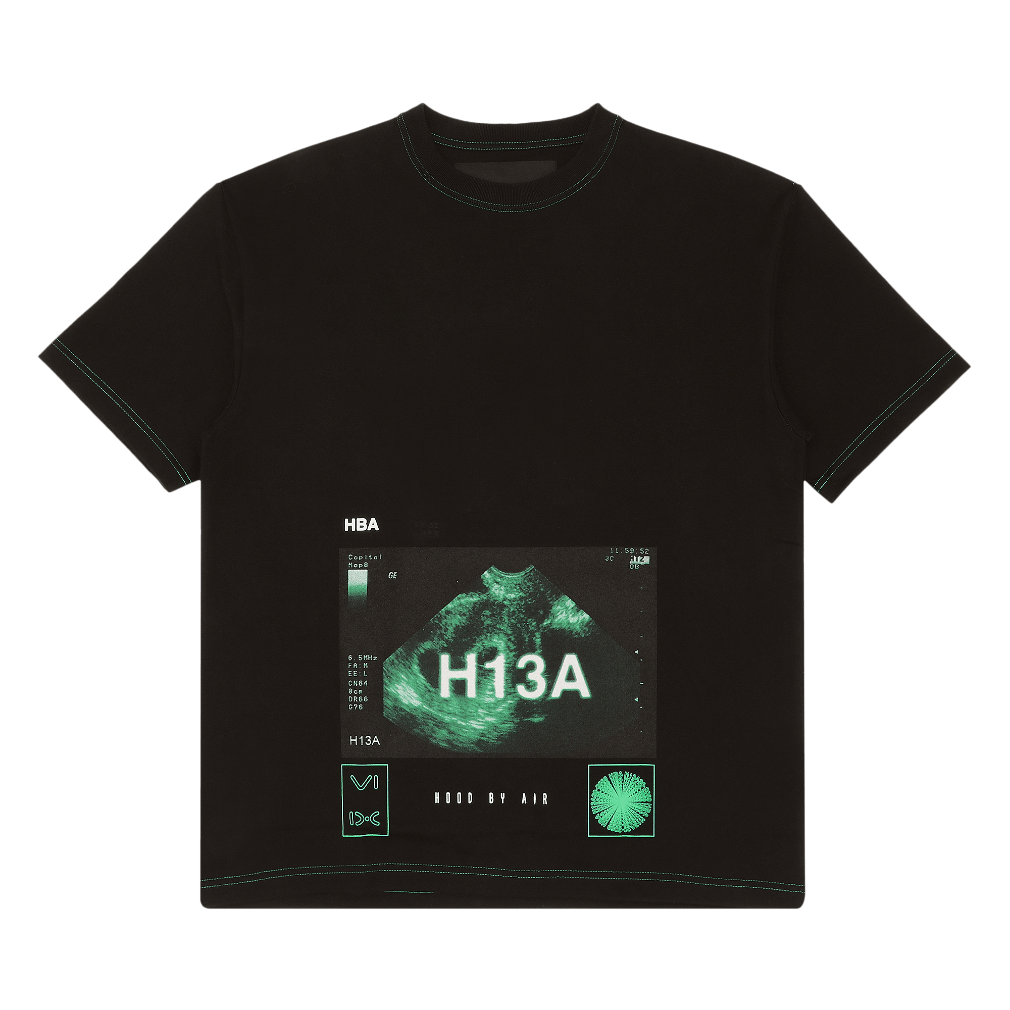 Pre-owned Hood By Air Short-sleeve Tee Black