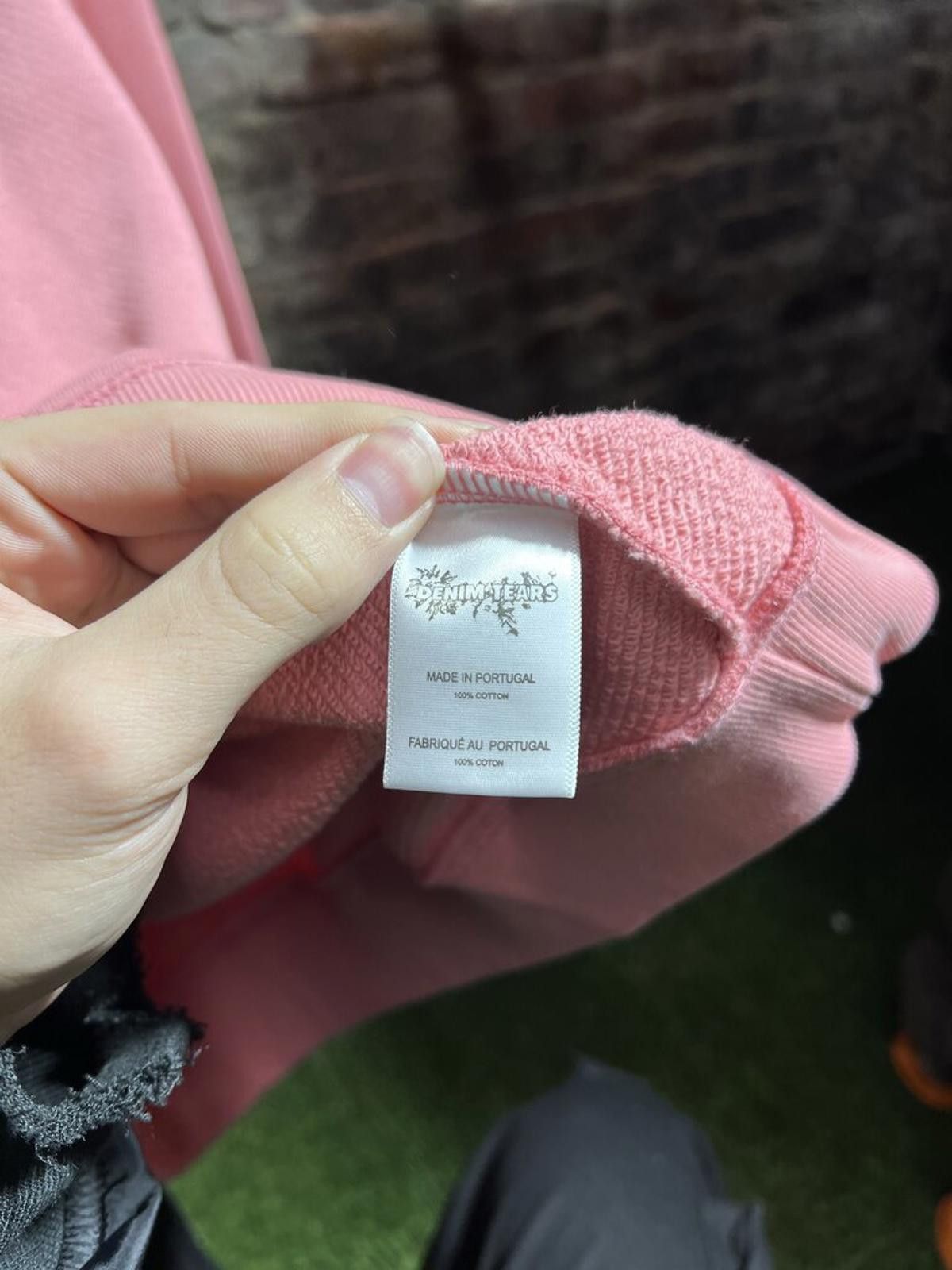 DENIM TEARS Denim Tears Quater Zip Peach Sz. M Size ONE SIZE - 4 Thumbnail