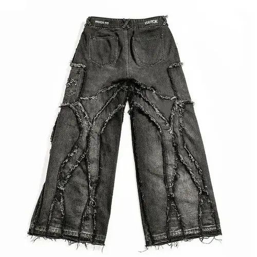 Designer × Japanese Brand Hip Hop Oversized Baggy Jeans Size US 31 - 4 Thumbnail
