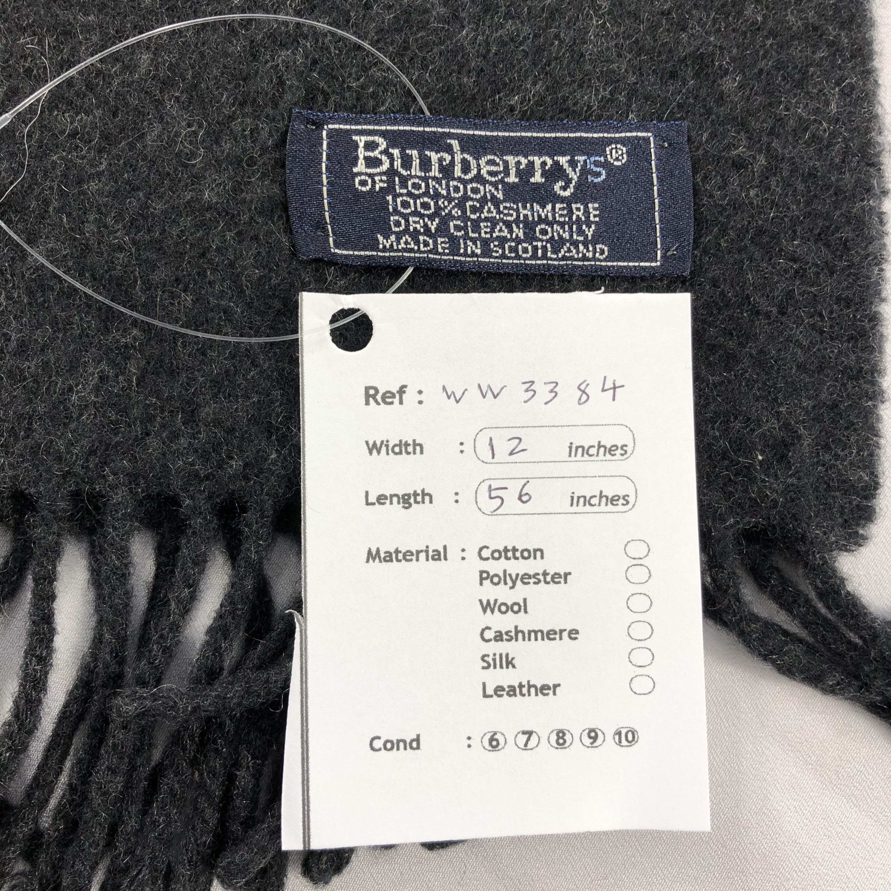 Burberry × Vintage Vintage Burberry Scarf - WW3384 Size ONE SIZE - 5 Thumbnail