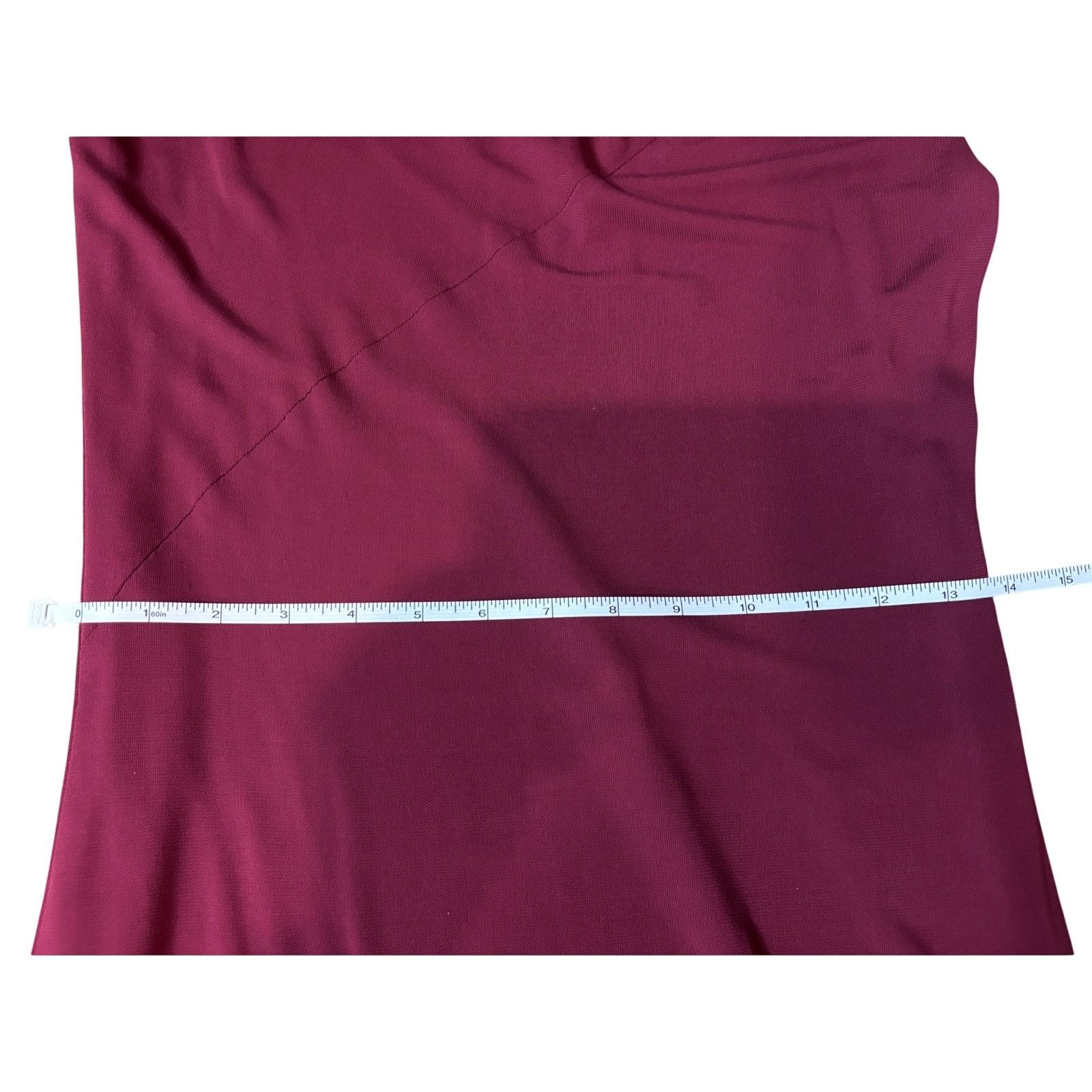 Narciso Rodriguez Narciso Rodriguez Burgundy Midi Dress Size 44 Size M / US 6-8 / IT 42-44 - 11 Thumbnail