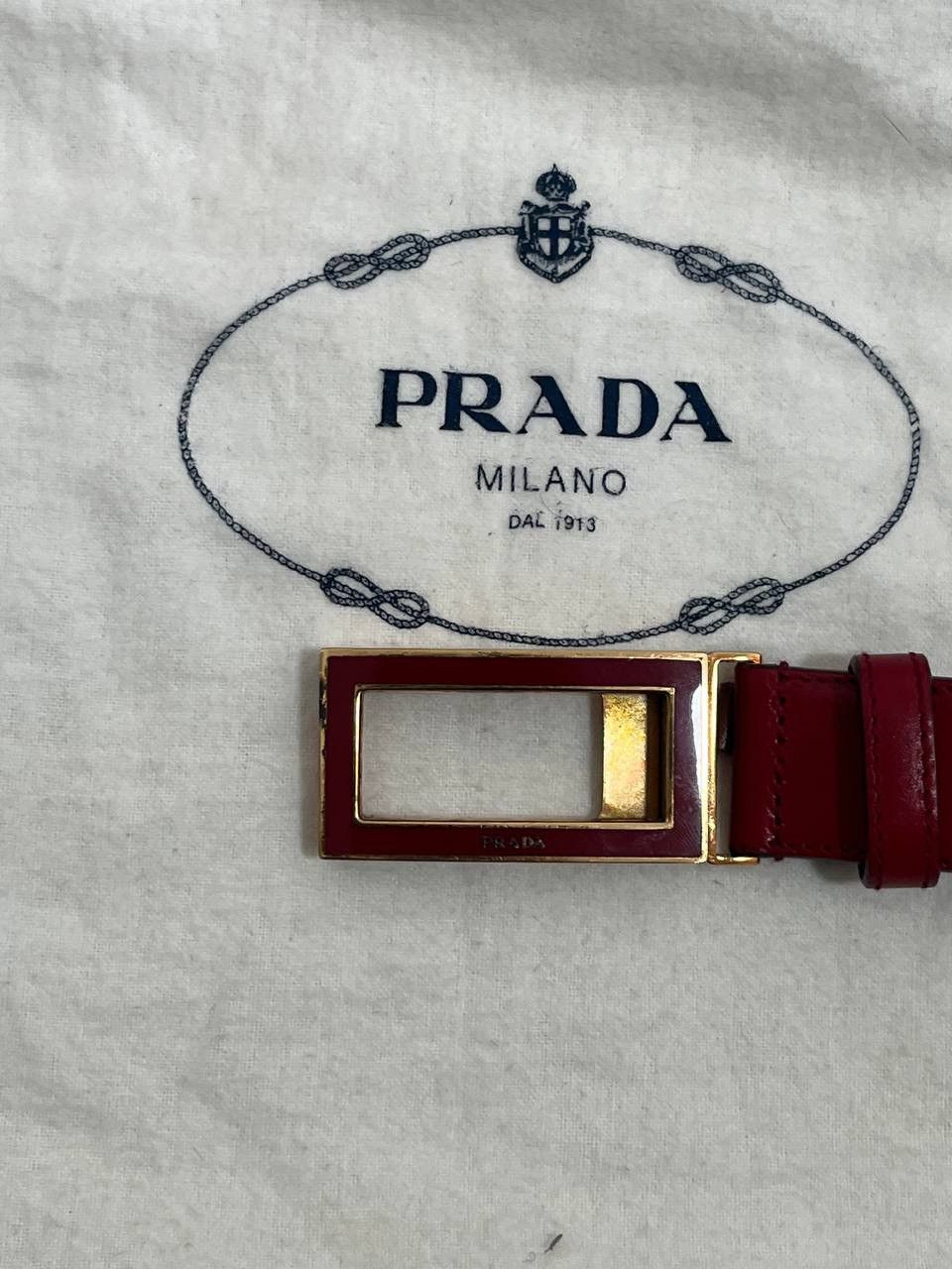 Prada PRADA Belt Women's genuine Leather Size ONE SIZE - 1 Thumbnail