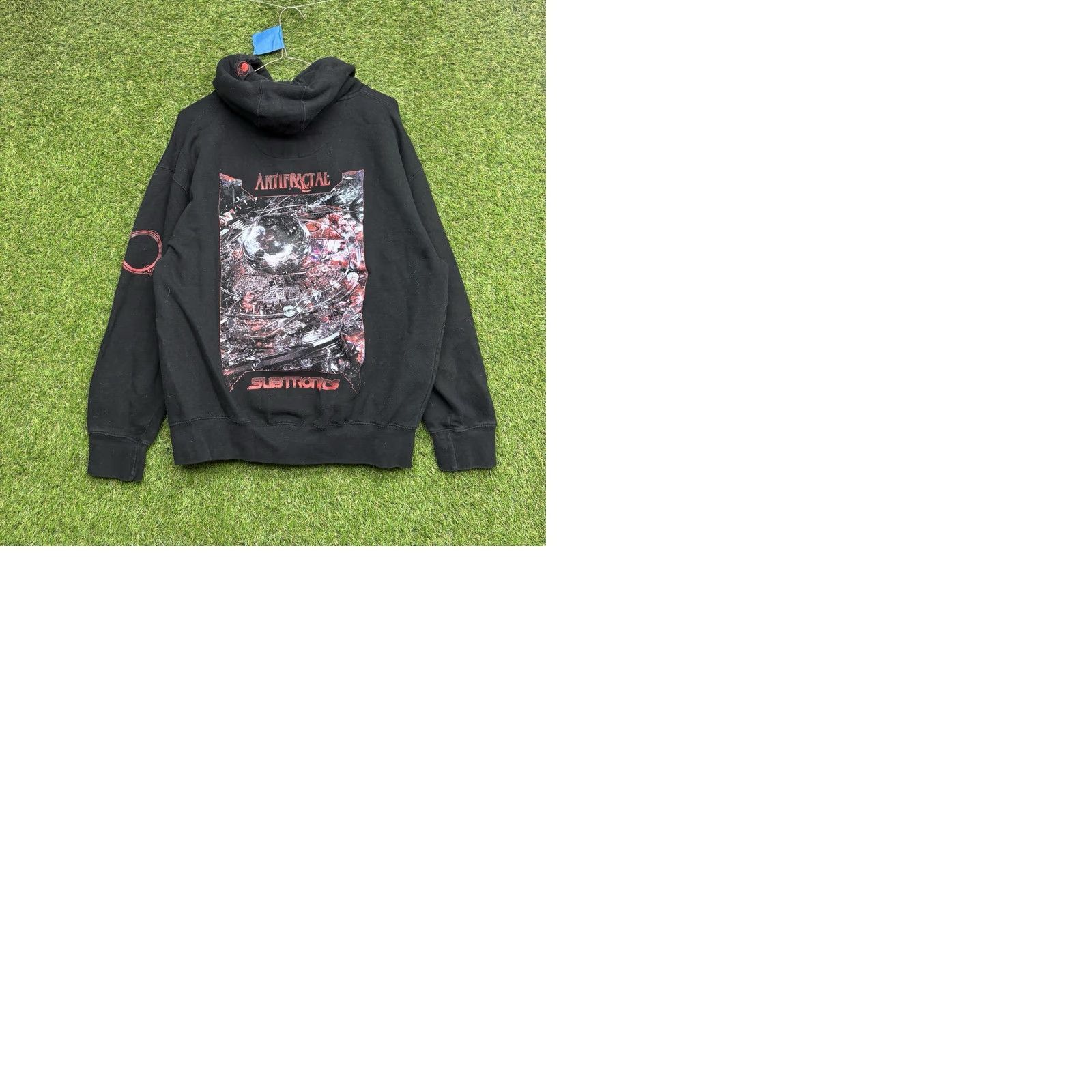 Vintage Subtronics Hoodie Mens L Black Graphic Print Hooded Pullover Sweatshirt Music Size US L / EU 52-54 / 3 - 9 Thumbnail