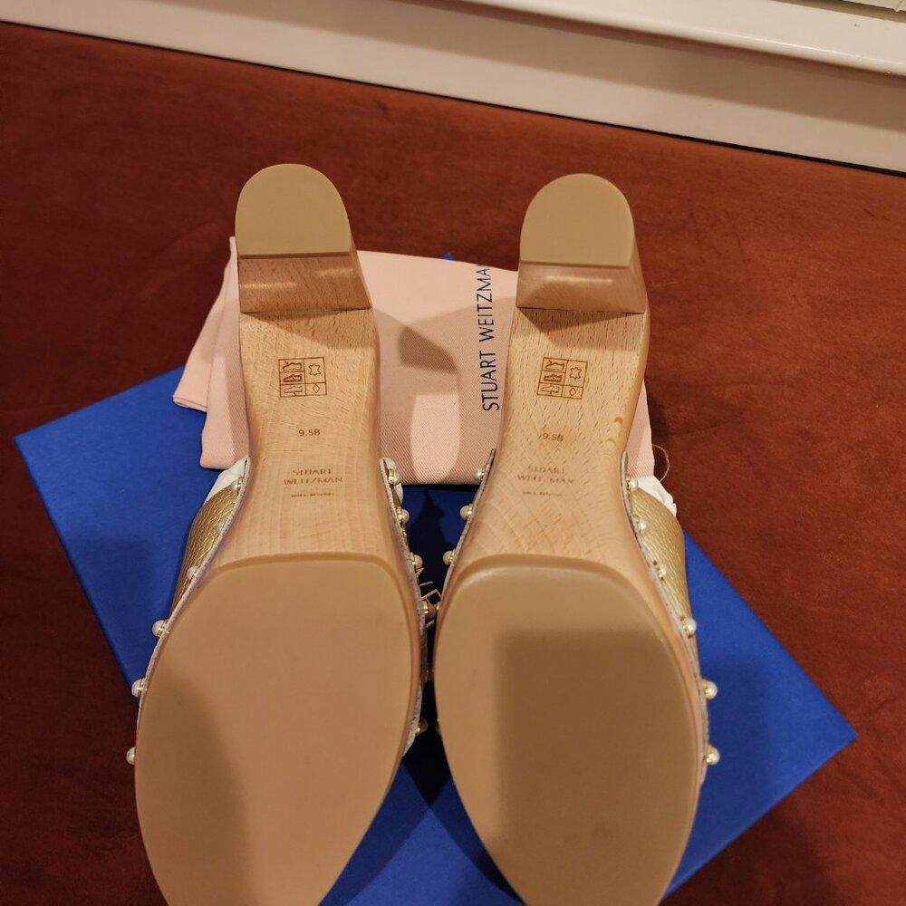 Stuart Weitzman Stuart Weitzman Pearl Clog 85 Sandal Size US 9.5 / IT 39.5 - 5 Thumbnail