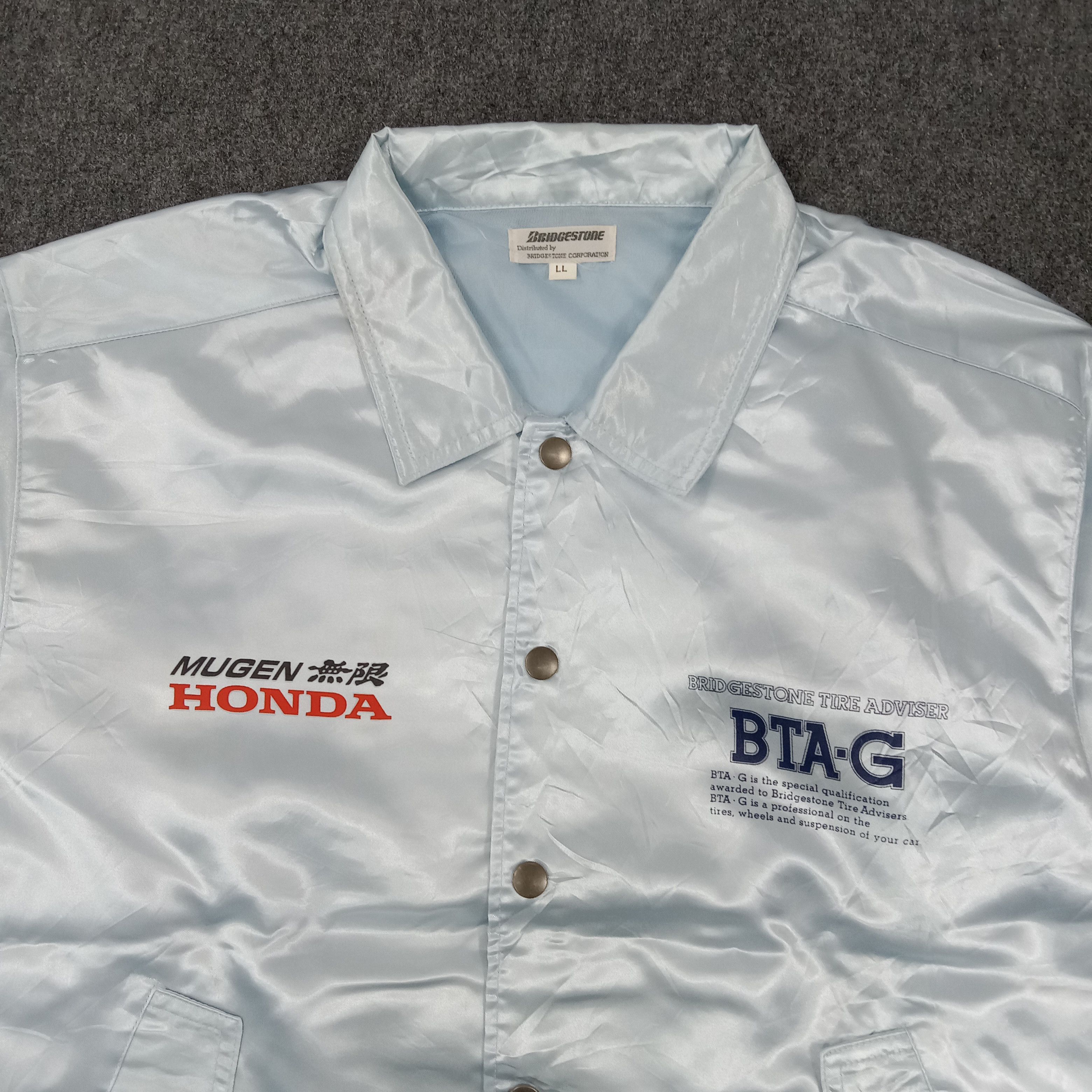 Japanese Brand × Vintage Bridgestone Mugen Honda Japanese Racing Motorsports Jacket Size US L / EU 52-54 / 3 - 4 Thumbnail
