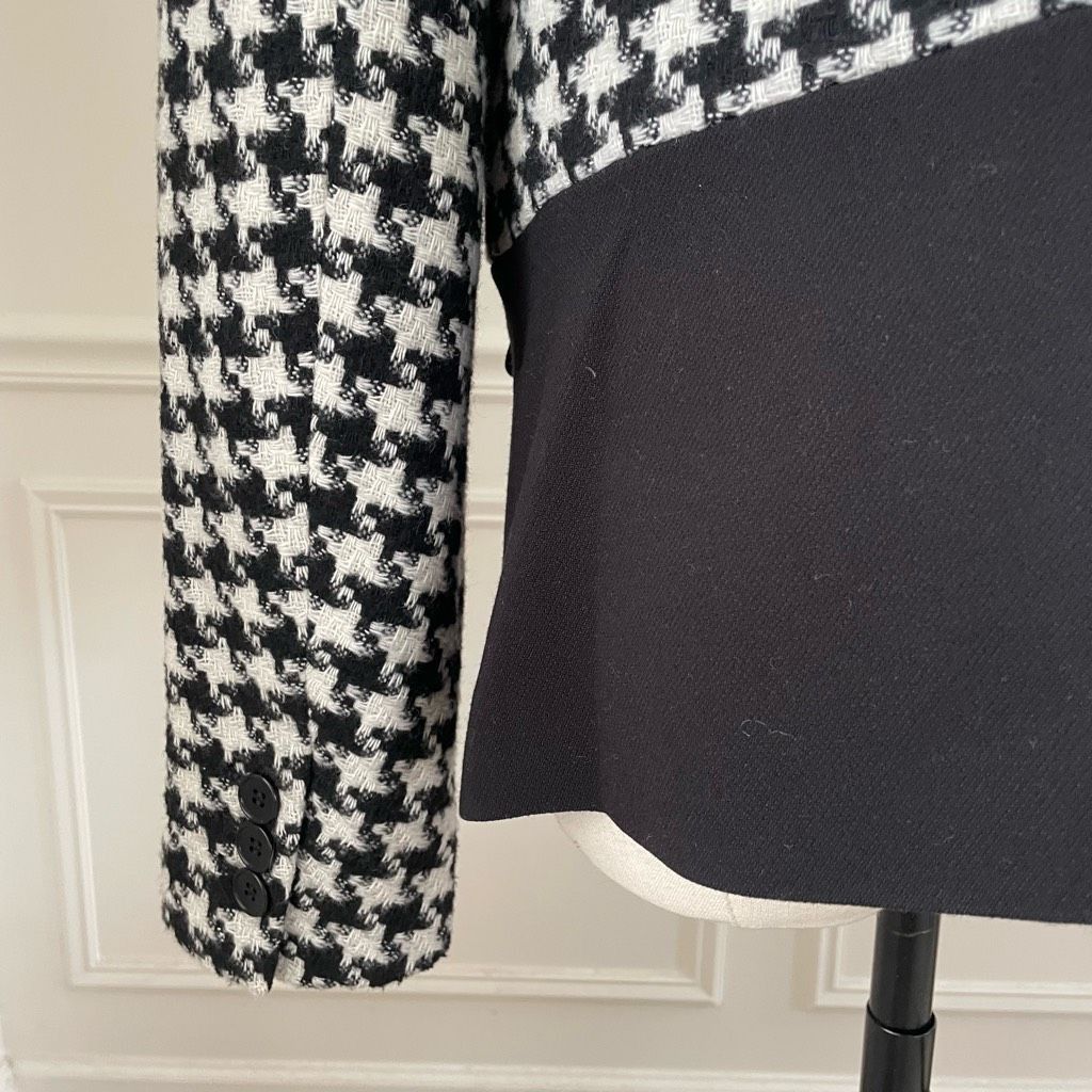 Other Talbots Jewel Neck Blazer Houndstooth 8 Size M / US 6-8 / IT 42-44 - 5 Thumbnail