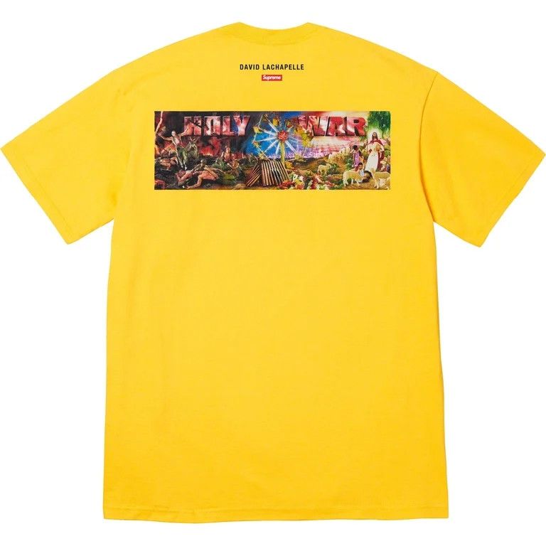 Supreme Supreme Holy War Tee 'Yellow' Size US XL / EU 56 / 4 - 2 Thumbnail