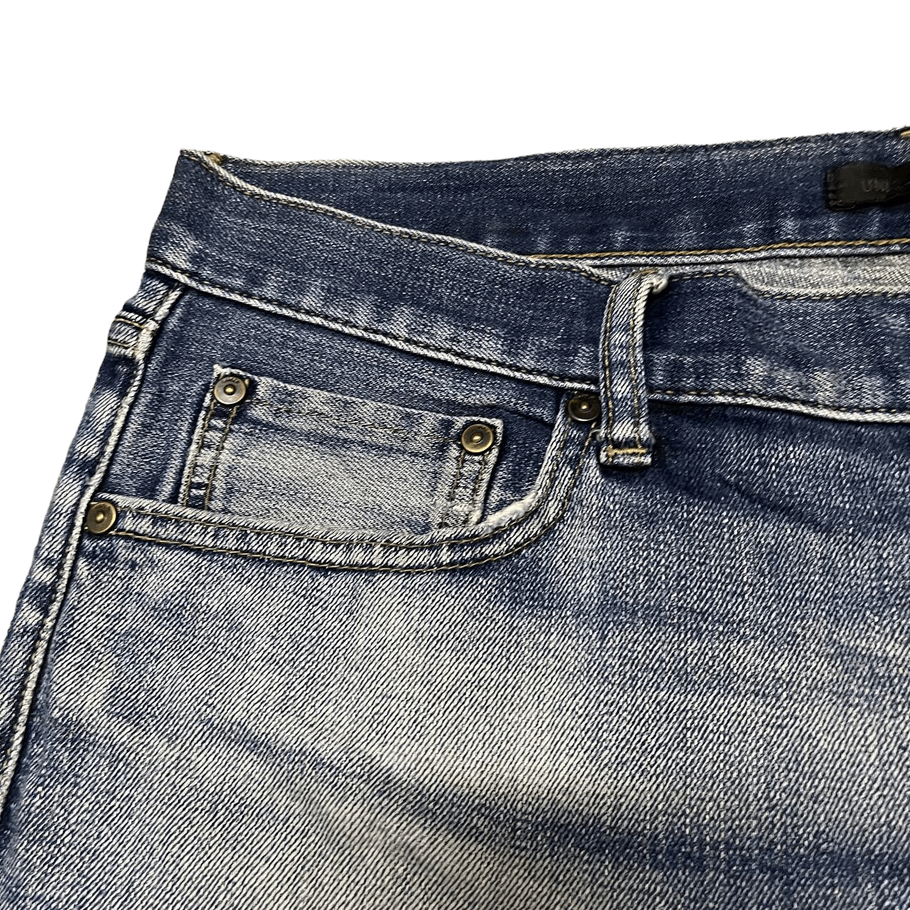 Uniqlo Vintage Japanese Uniqlo Jeans Selvedge Distressed Size US 34 / EU 50 - 6 Thumbnail