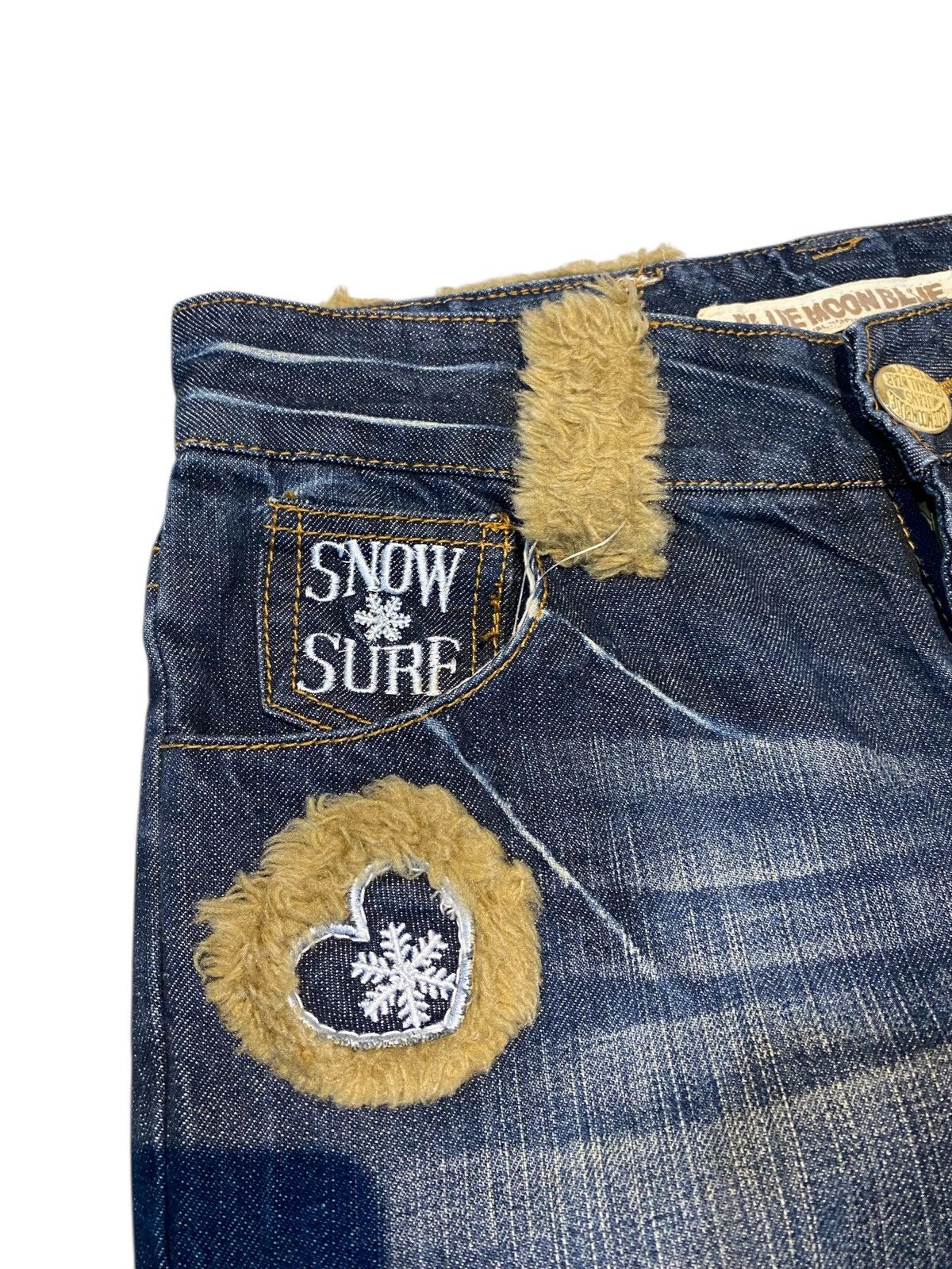 Japanese Brand VINTAGE BLUE MOON BLUE JEANS Size US 30 / EU 46 - 5 Thumbnail