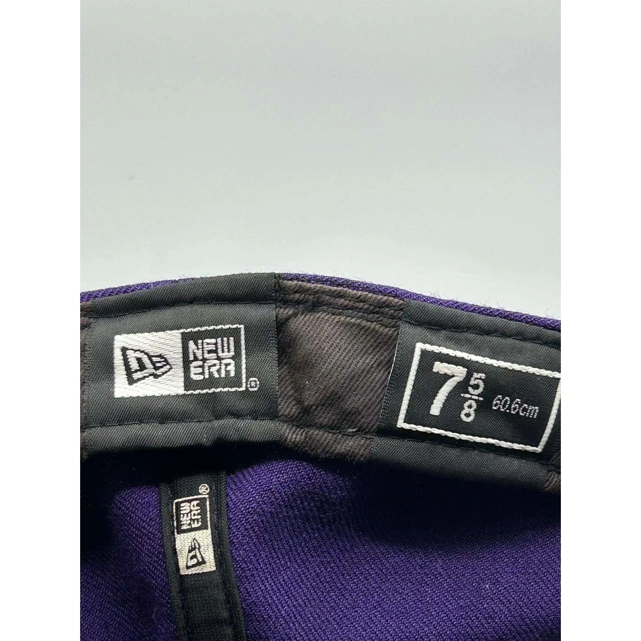New Era The Hundreds Adam Bomb Hat Men 7 5/8 Purple MLB Fitted Wool Size ONE SIZE - 6 Thumbnail