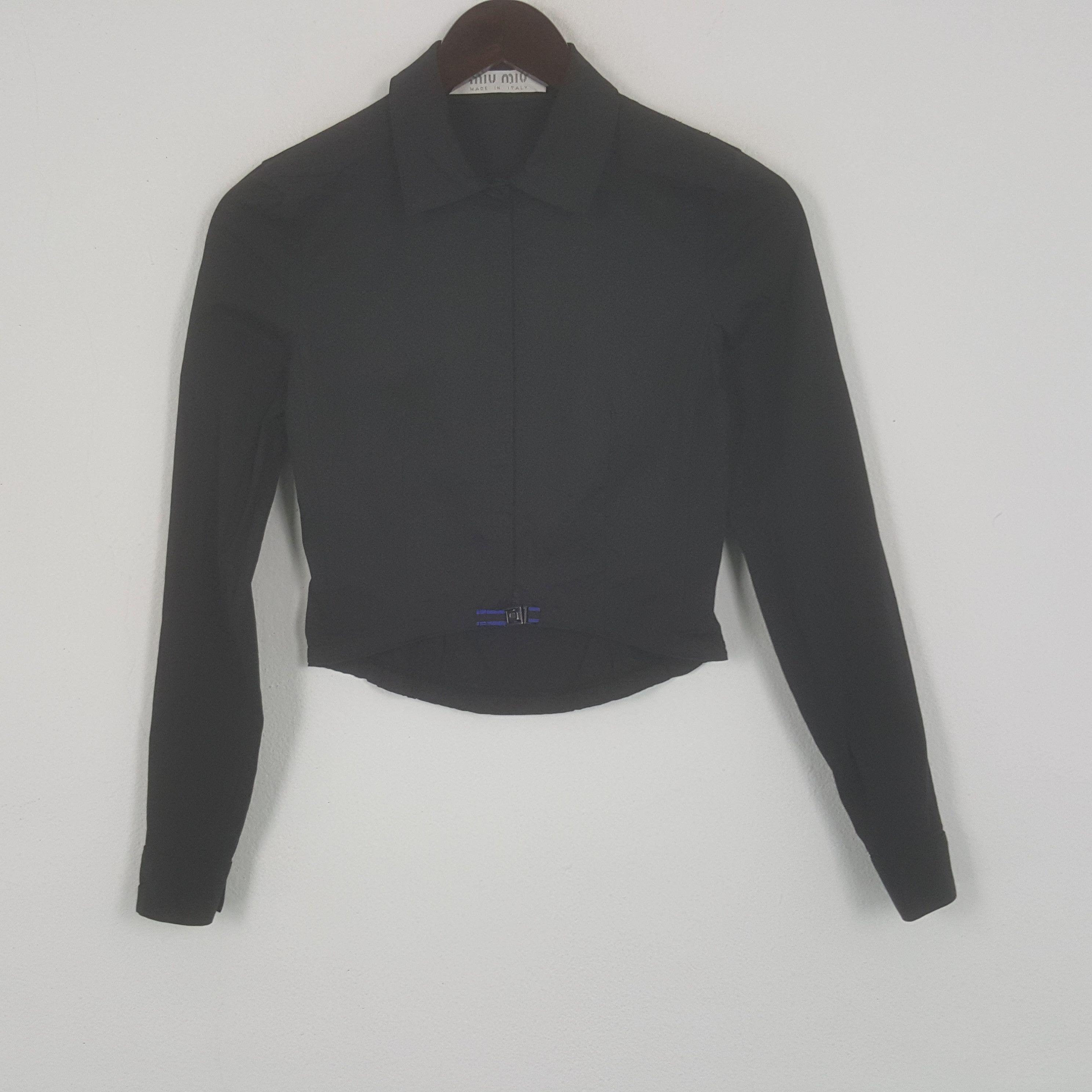 Miu Miu × Vintage Vintage Miu Miu Button up Shirt Size S / US 4 / IT 40 - 1 Thumbnail