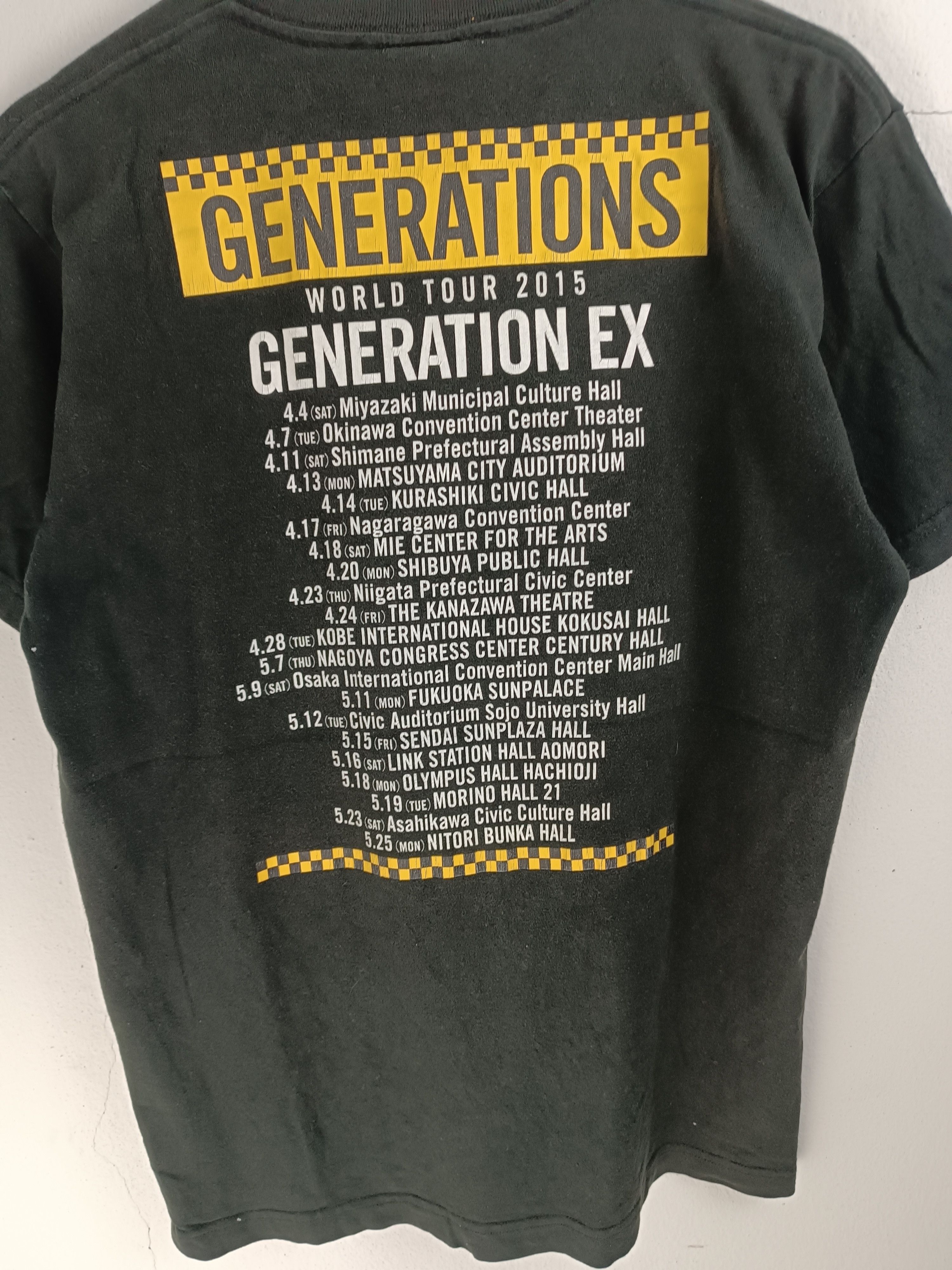 Band Tees VINTAGE GENERATION EX EXILE TRIBE 2015 TOUR high low japan Size US M / EU 48-50 / 2 - 15 Thumbnail
