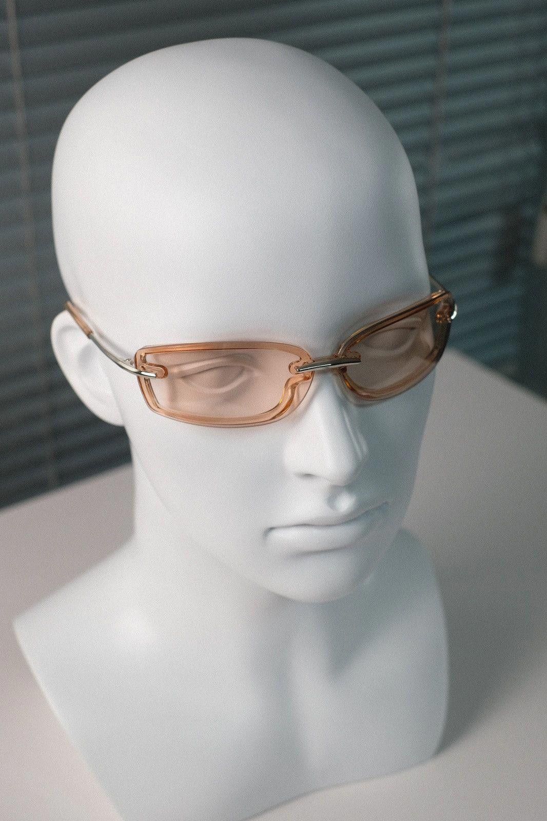 Japanese Brand Vtg Avant Garde Y2K Candy Color Rectangle Sunglasses Unisex Size ONE SIZE - 4 Thumbnail