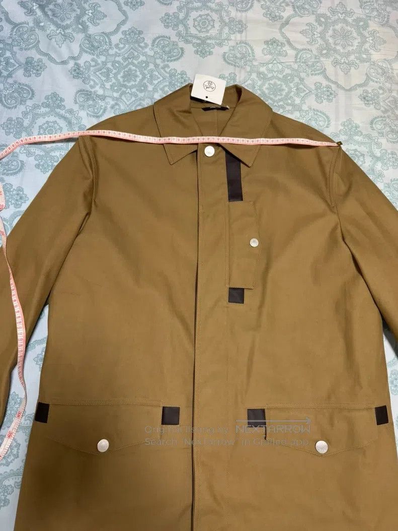 Hermes Hermes Long Trench Coat, Khaki Color, Windproof Material w Size US M / EU 48-50 / 2 - 3 Thumbnail