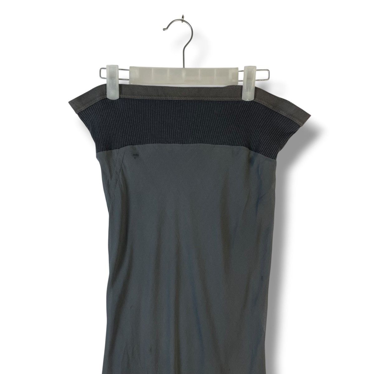 Rick Owens RICK OWENS TWO LAYERS SILK SLEEVELESS MAXI DRESS Size M / US 6-8 / IT 42-44 - 4 Thumbnail