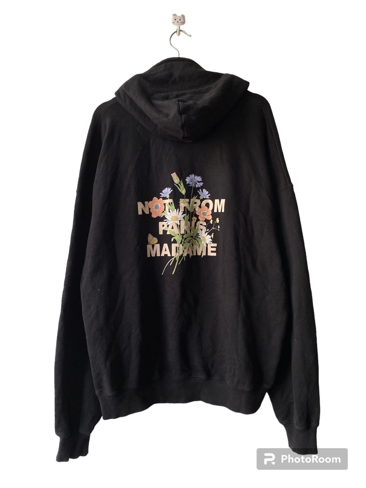 Drole De Monsieur Drole De Monsieur Not From Paris Maddame Black Hoodie Size US L / EU 52-54 / 3 - 1 Thumbnail