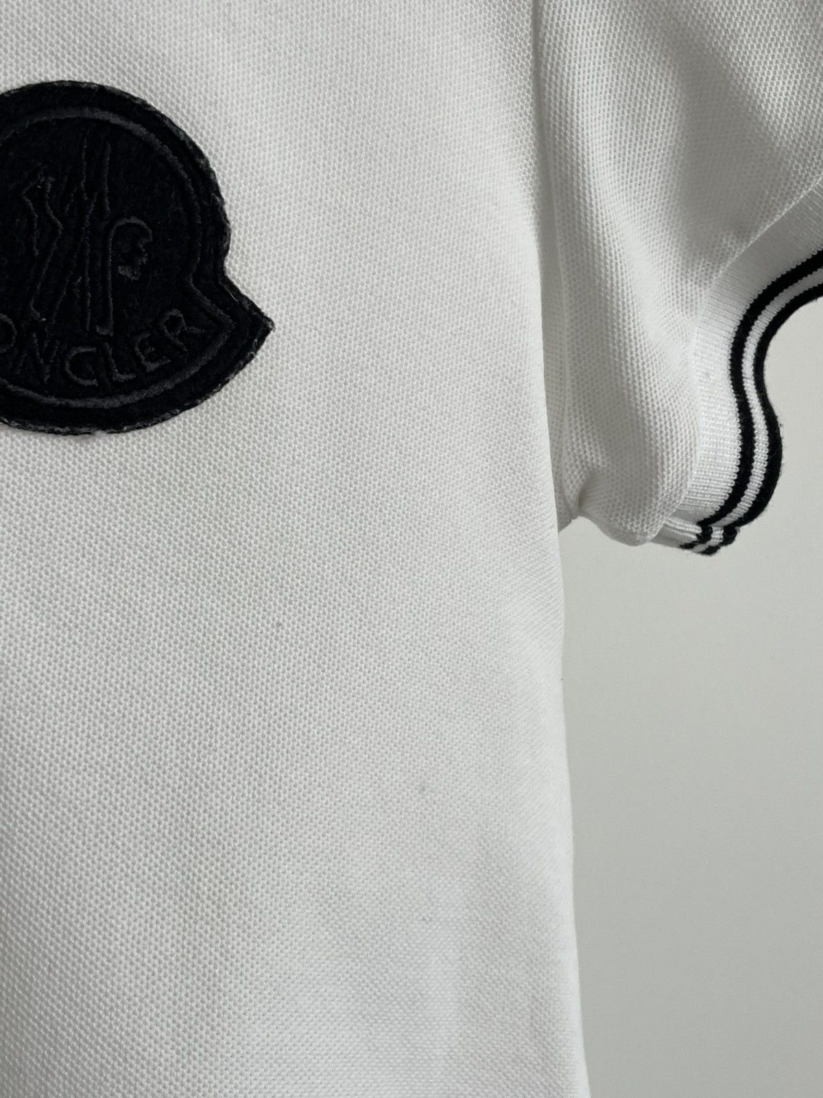 Moncler Moncler Maglia Polo Manica Corta Shirt White Size XS / US 0-2 / IT 36-38 - 12 Thumbnail