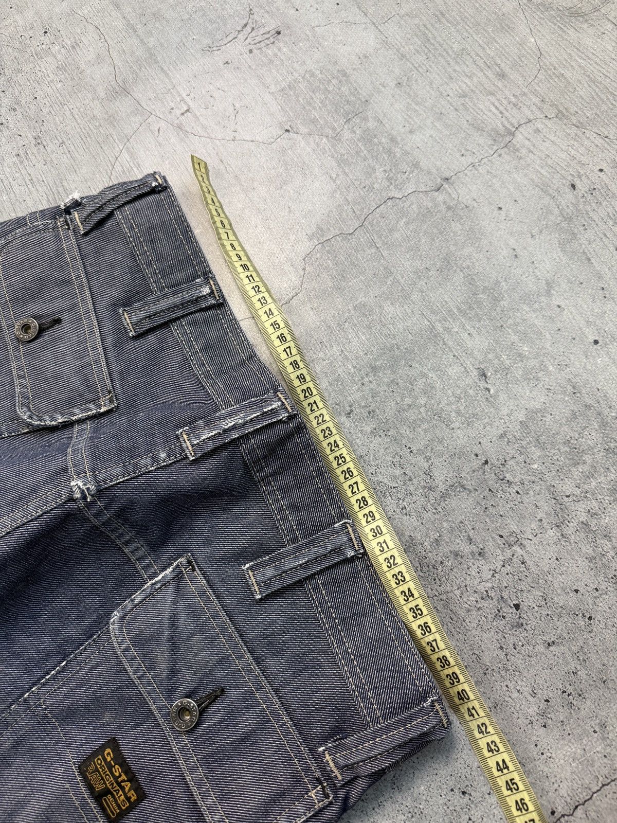 G-Star Rare Vintage G-Star Raw Denim Jeans Avant-Garde Y2K Size US 33 - 8 Thumbnail