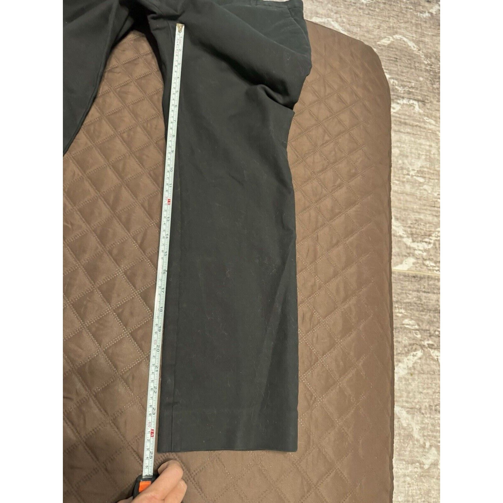 Gap GAP Women's Black Tailored Crop Pants Slacks Stretch - 6R Size 28" / US 6 / IT 42 - 11 Thumbnail