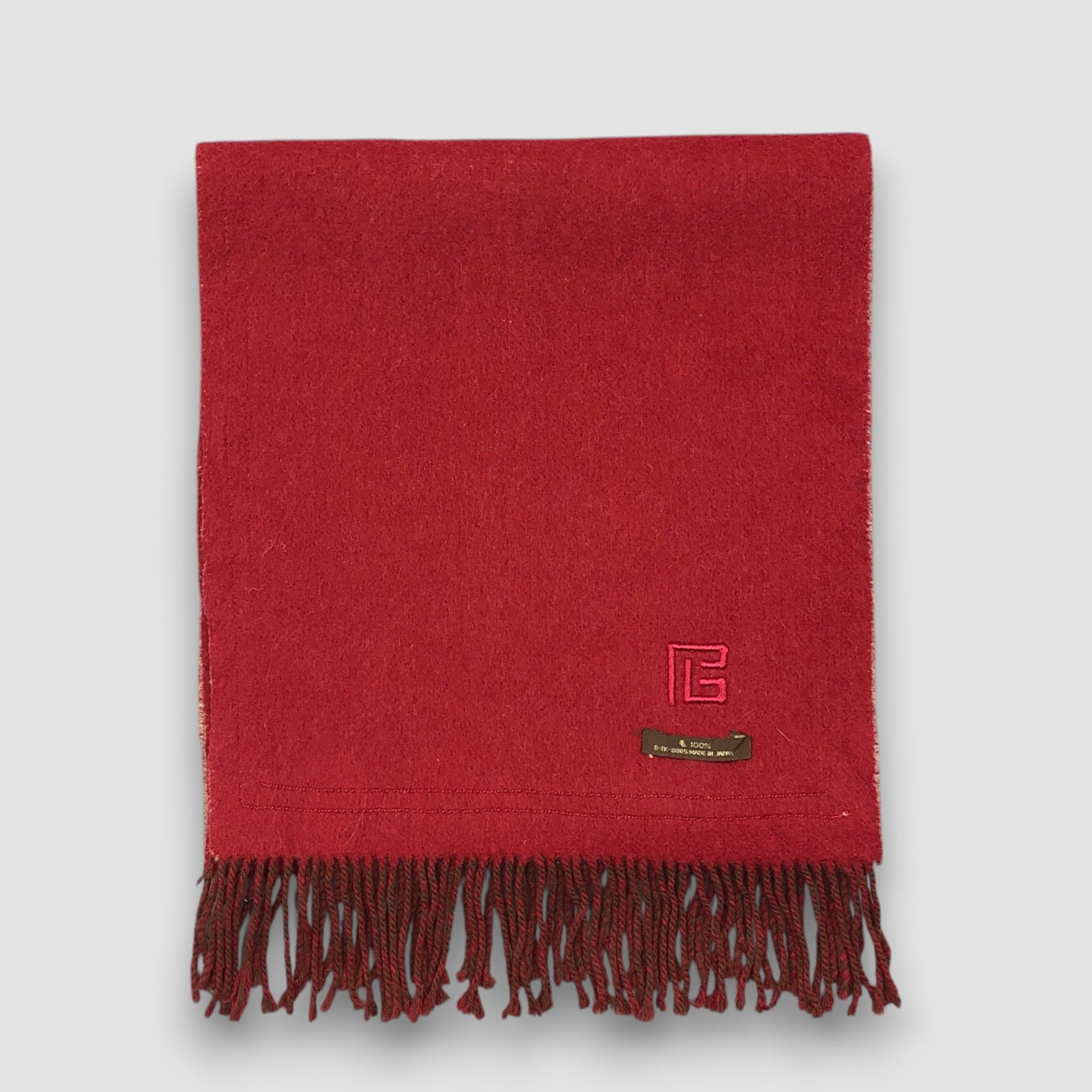 Japanese Brand Vintage Pierre Balmain Scarf Muffler Wool Winter Scarves Size ONE SIZE - 5 Thumbnail