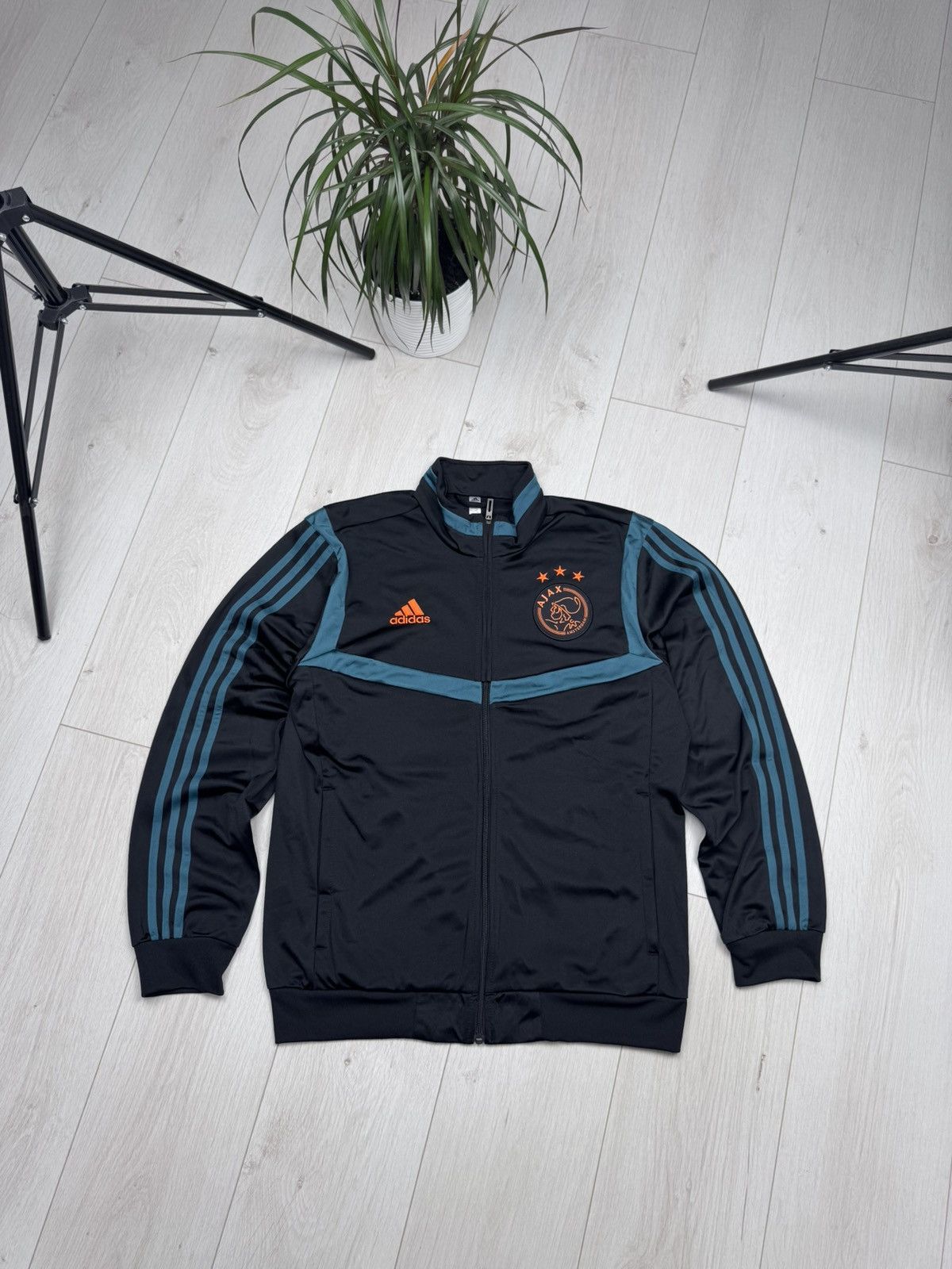 Adidas Adidas Ajax Amsterdam Men’s Football Soccer Track Top Jacket Size US M / EU 48-50 / 2 - 1 Thumbnail