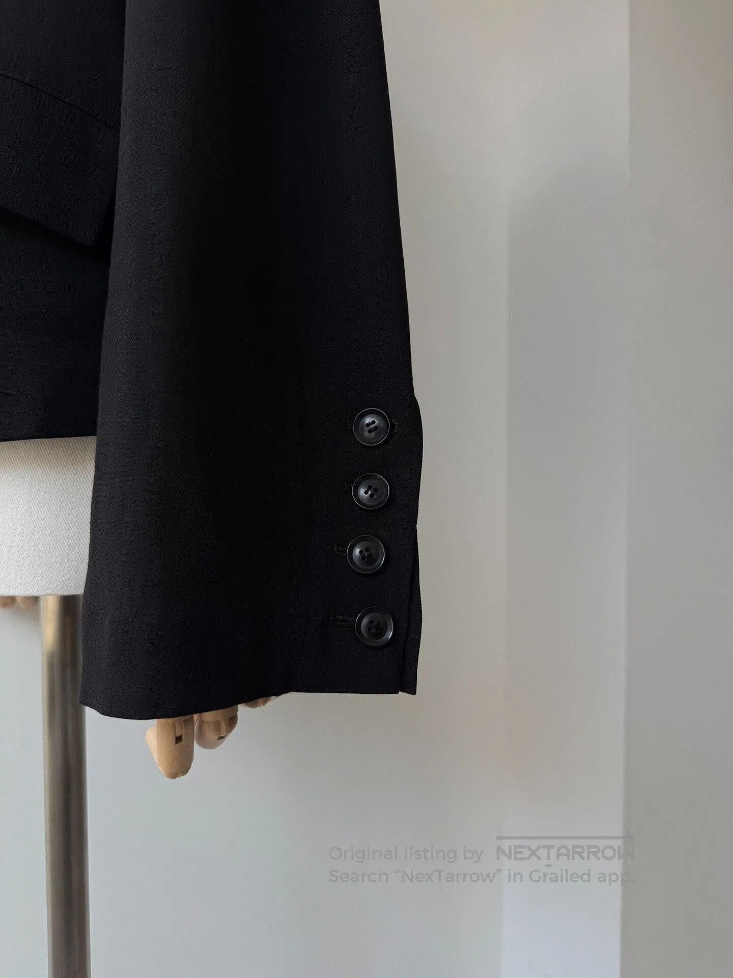Yohji Yamamoto Yohji Yamamoto Noir Minimalist Wool Jacket. Size US M / EU 48-50 / 2 - 7 Thumbnail