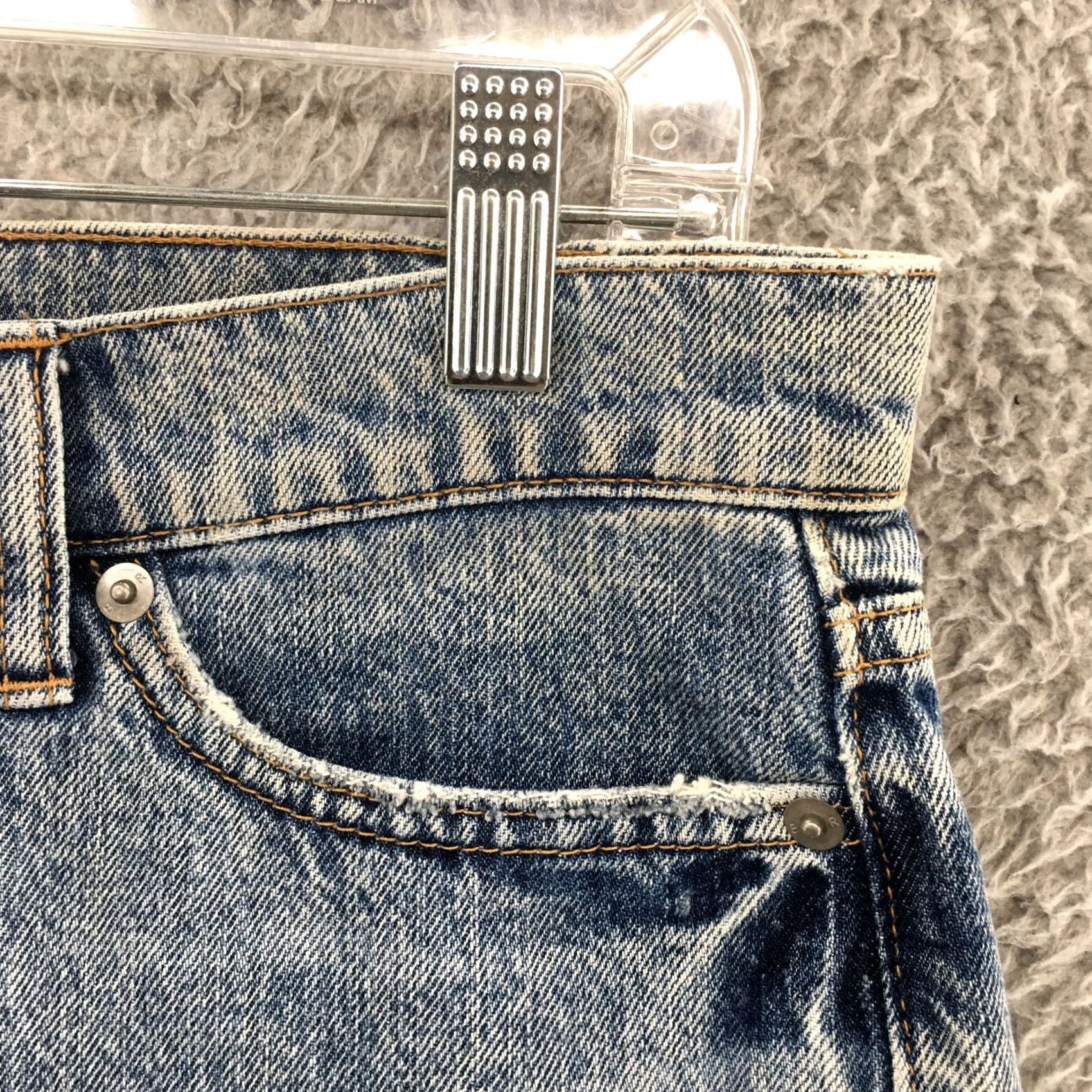 Banana Republic Banana Republic Hi-Rise Straight Jeans Womens 28 Regular Blue Denim Straight Womens Jeans Size 28" / US 6 / IT 42 - 3 Thumbnail