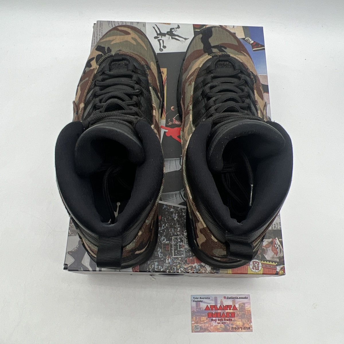 Jordan Brand Air Jordan 10 woodland camo Size US 11 / EU 44 - 7 Thumbnail
