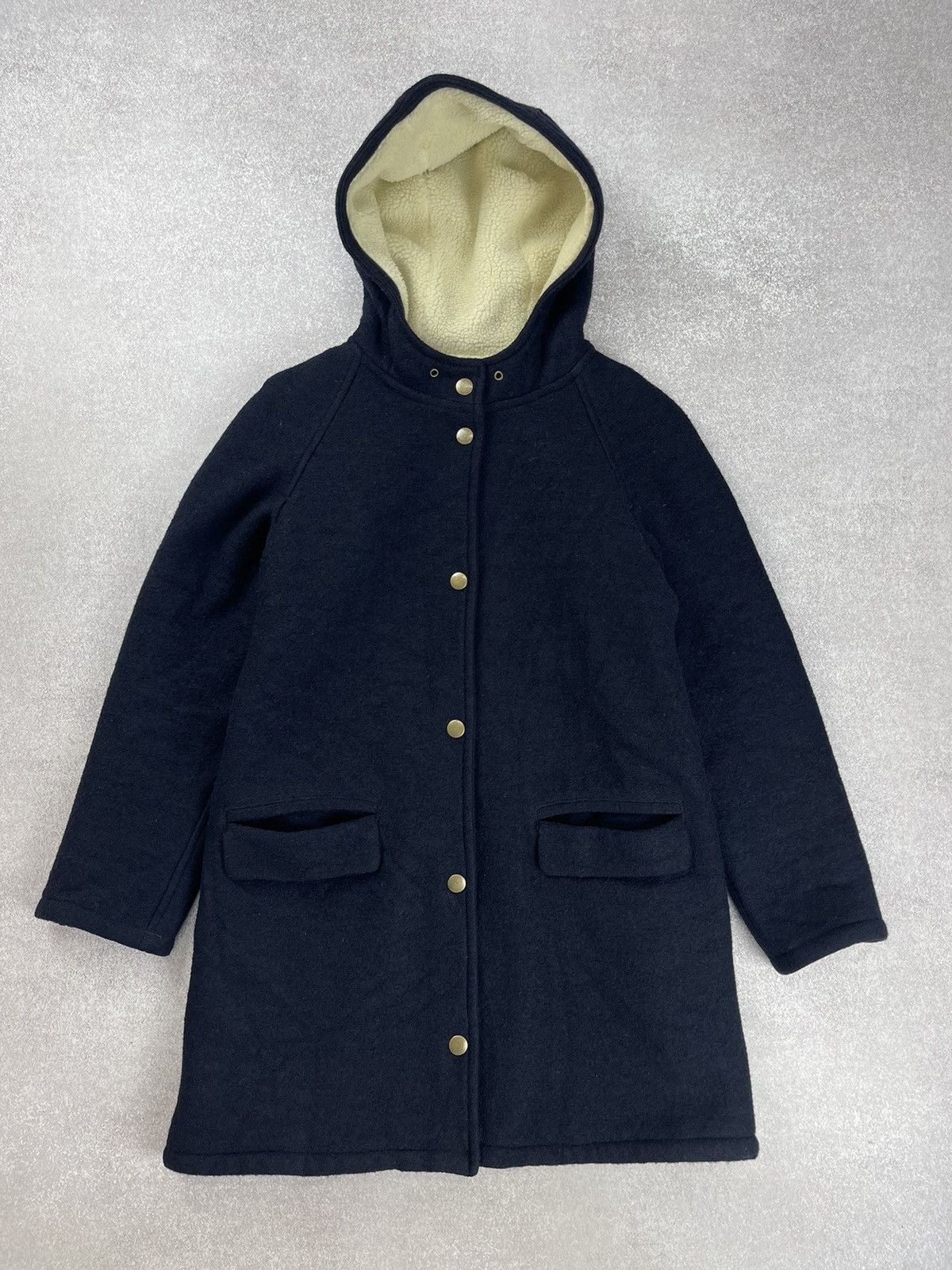 A.P.C. A.P.C. Rue Madame Paris Navy Wool Duffle Coat Jacket Size 34 Size XXS / US 00 / IT 34 - 1 Thumbnail