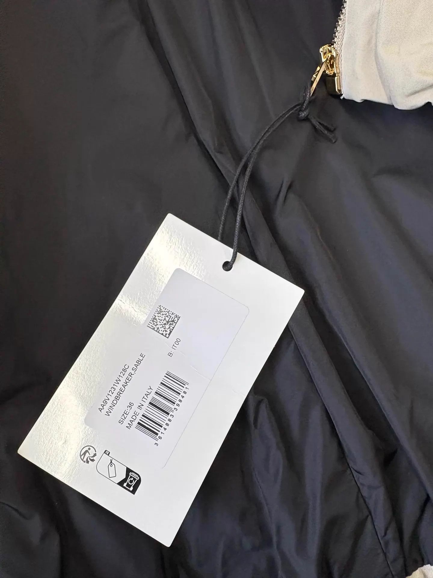 Alaia Alaia Beige High Neck Oversized Zip-Up Women's 36 Jacket Size XS / US 0-2 / IT 36-38 - 4 Thumbnail