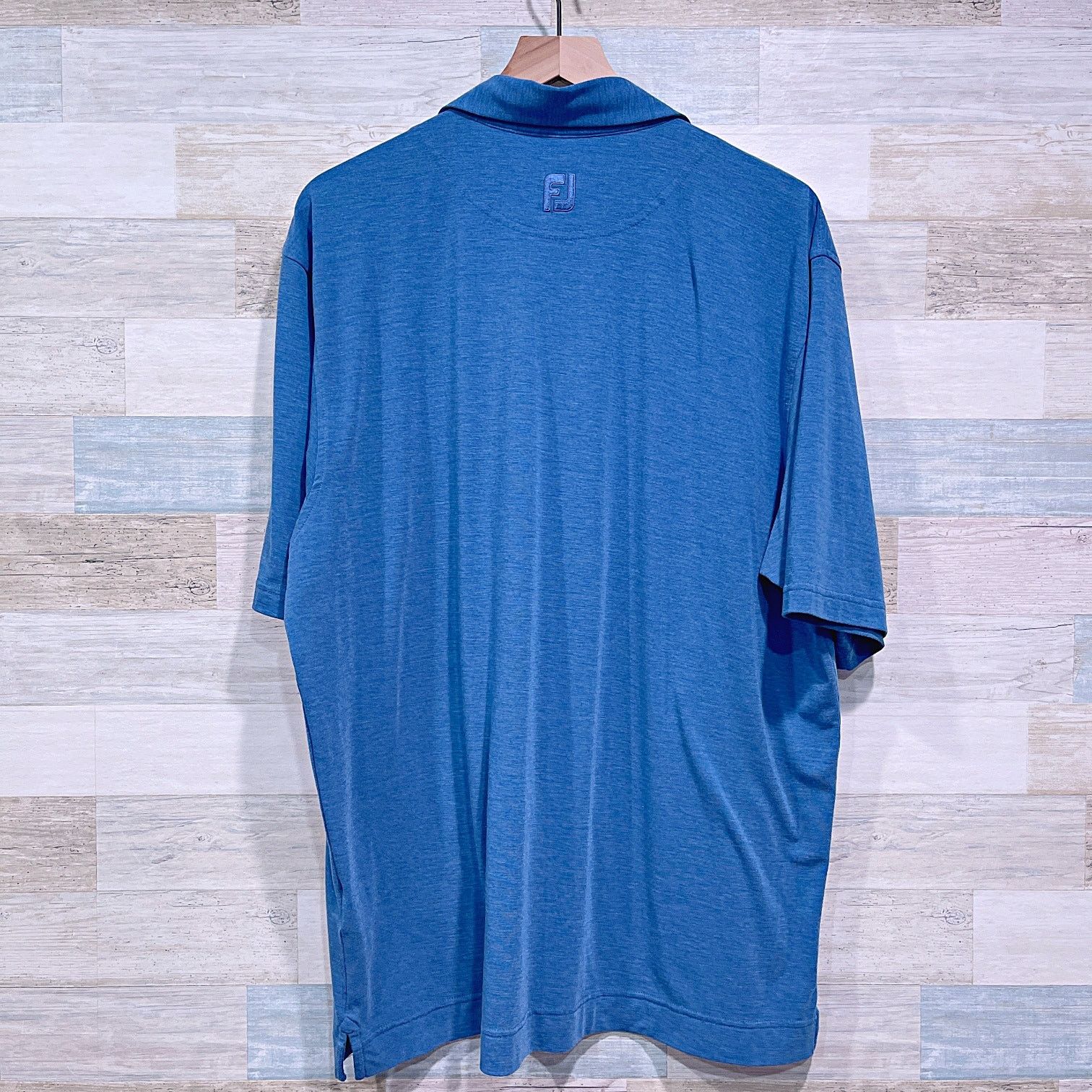 Footjoy FOOTJOY Performance Jersey Polo Shirt Blue Mens XL Size US XL / EU 56 / 4 - 3 Thumbnail