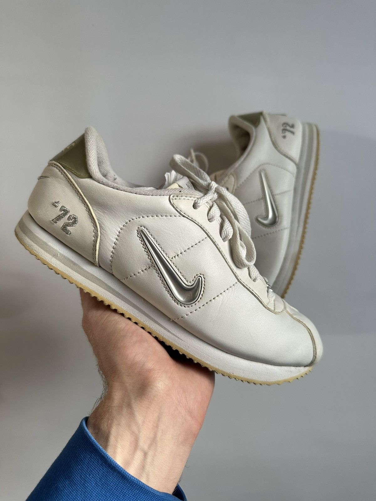 Nike 2005 Nike Cortez 72 Vintage Rare Model Shine Swoosh Size US 6 / IT 36 - 2 Thumbnail