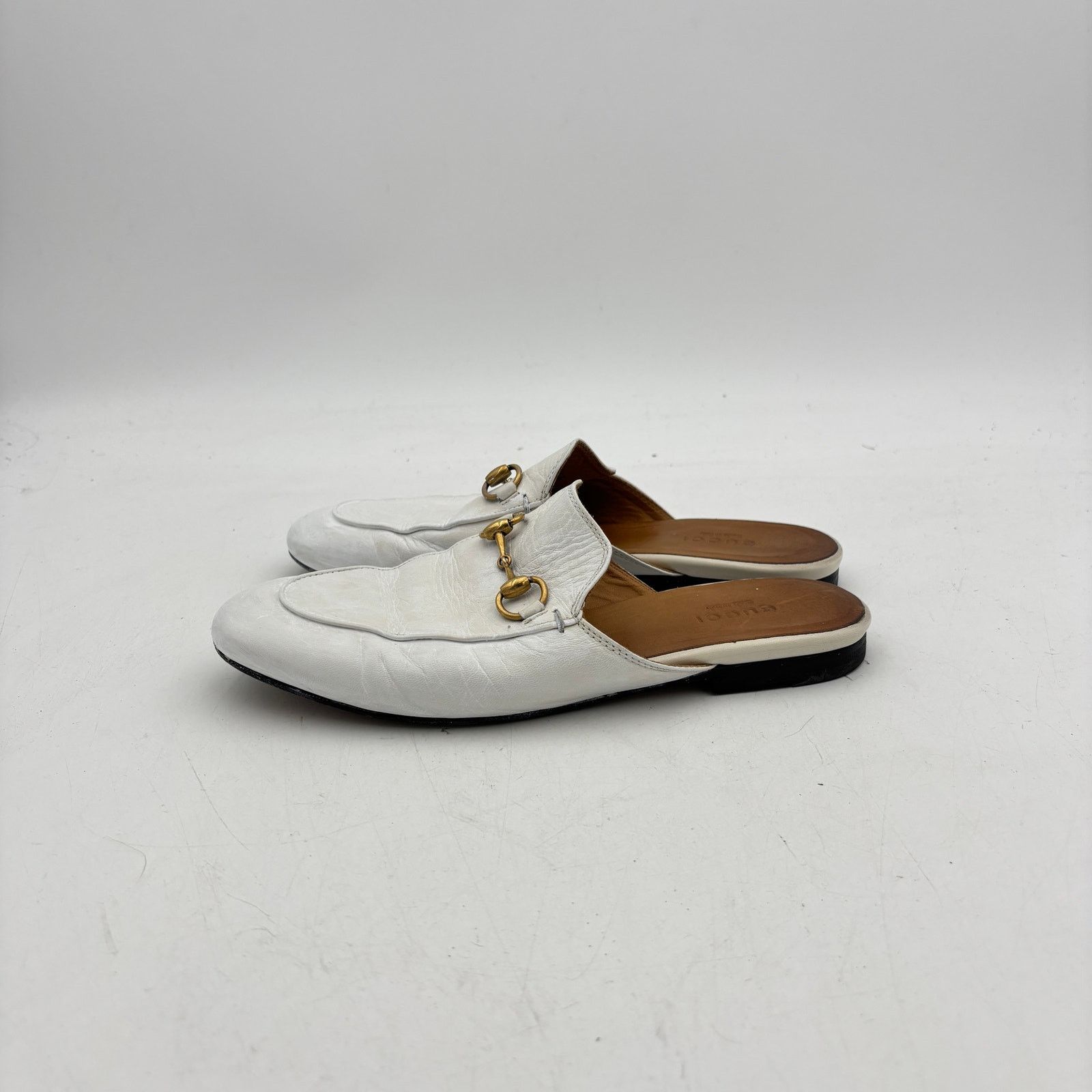 Gucci Gucci Princetown Horsebit Leather Mules Loafers Women's 36 Size US 6 / IT 36 - 5 Thumbnail