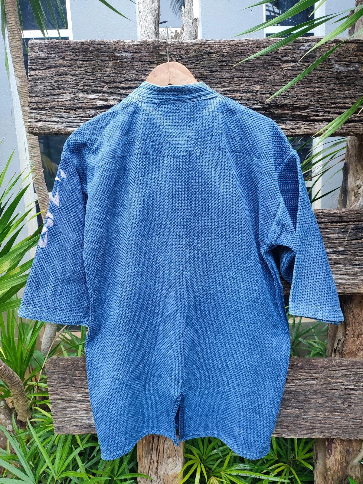 Japanese Brand Vintage Japanese BJJ/Kendo Gi Jacket – Indigo Sashiko Weave Size US M / EU 48-50 / 2 - 8 Thumbnail