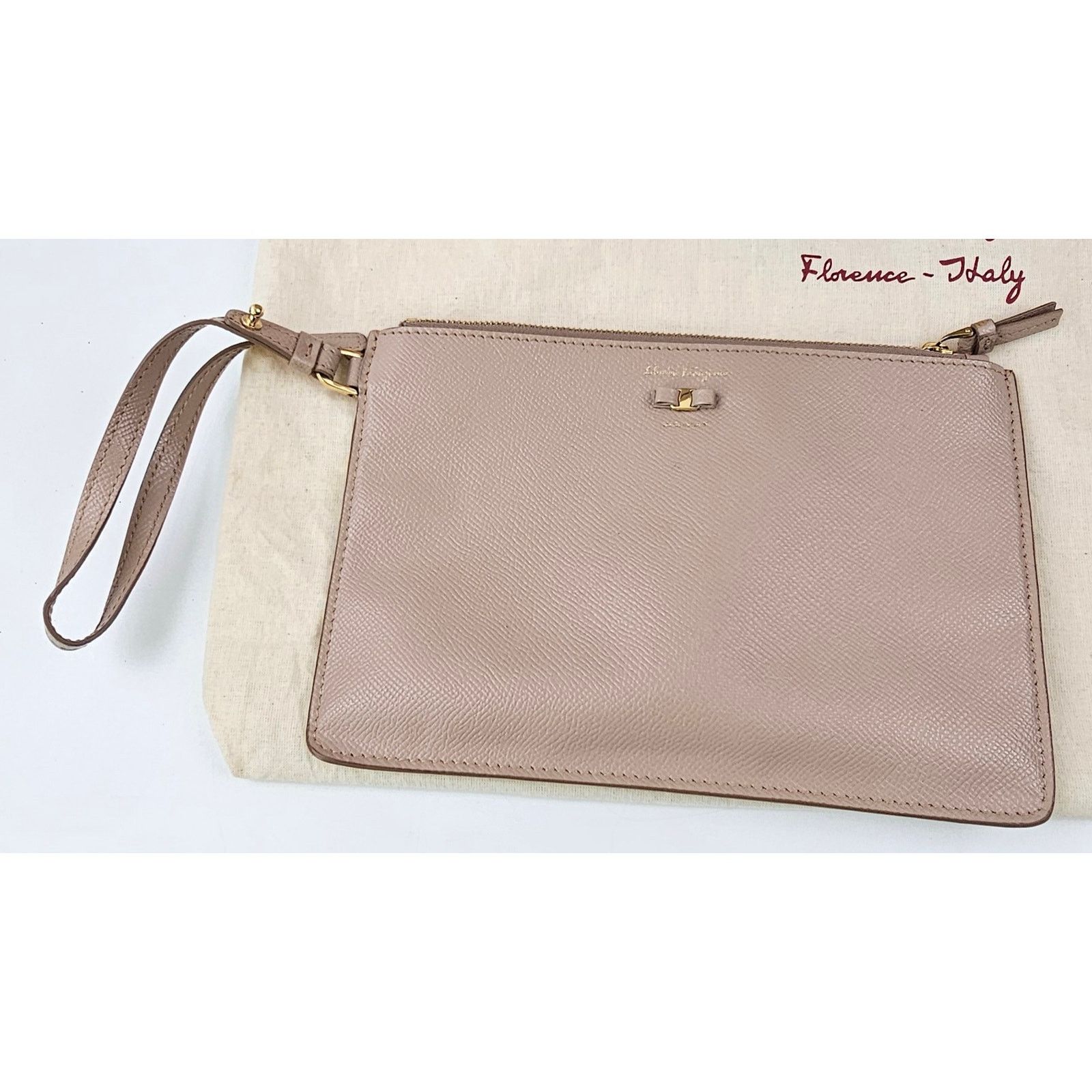Salvatore Ferragamo Salvatore Ferragamo Vara Bow Tote pink beige color Size ONE SIZE - 3 Thumbnail