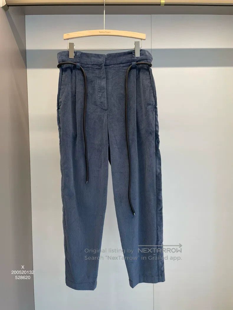 Brunello Cucinelli Brunello Cucinelli Blue pants Size 28" / US 6 / IT 42 - 1 Thumbnail