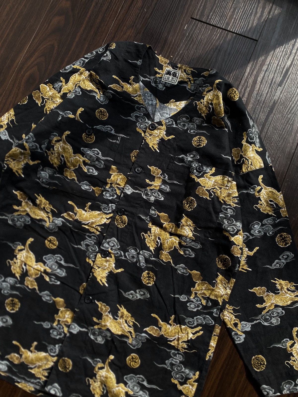 Karakuri Tamashii JAPANESE BRAND FULLPRINT SHIRT DRAGON Size US M / EU 48-50 / 2 - 7 Thumbnail