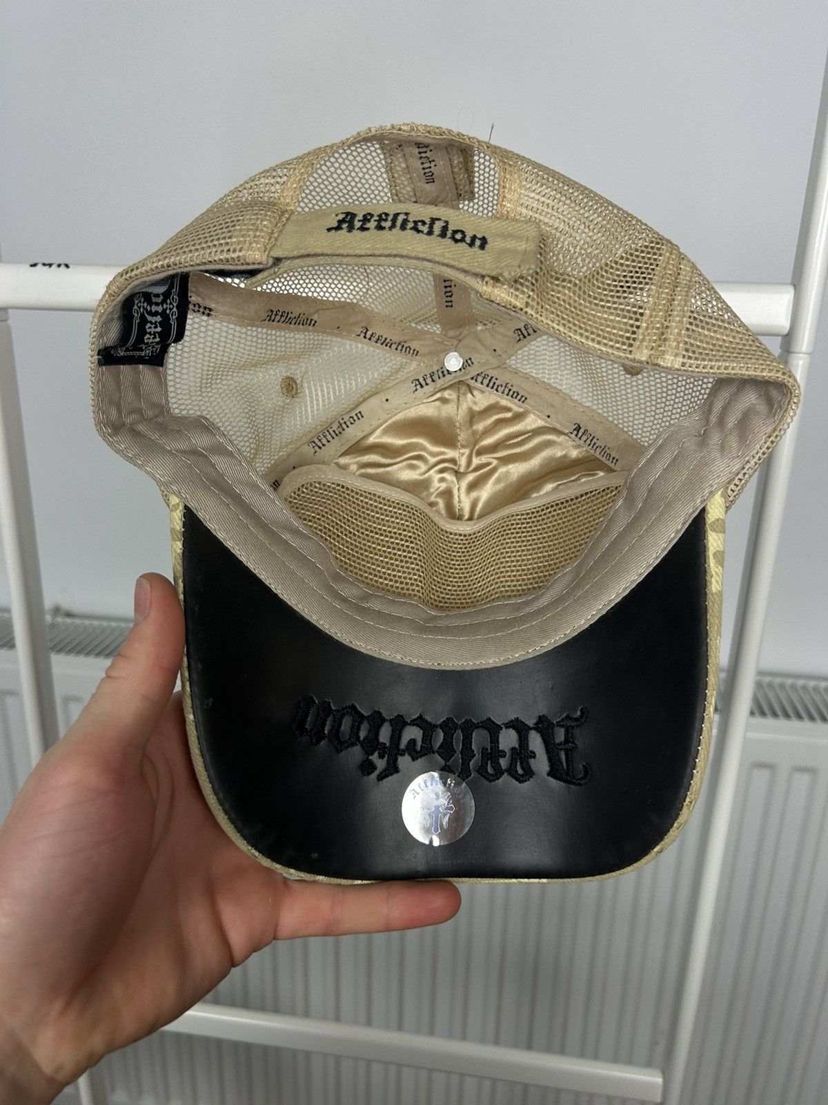 Affliction × Japanese Brand Affliction Skull Trucker Cap Y2K Avant-Garde Vintage Size ONE SIZE - 7 Thumbnail