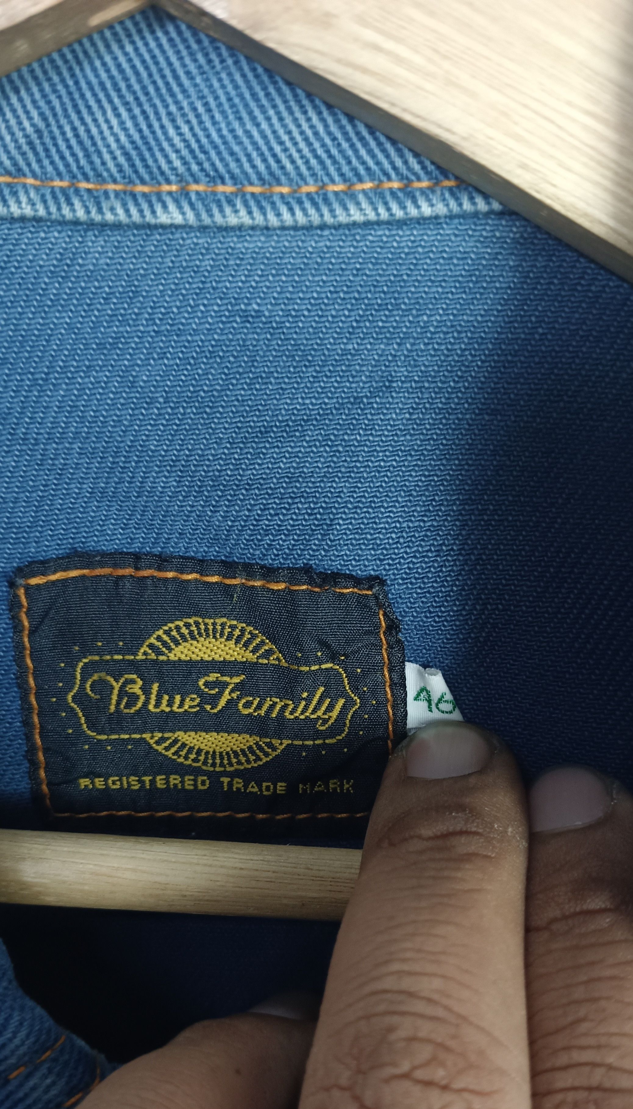 Benetton × Vintage Blue Family by Benetton Denim Jacket Size US M / EU 48-50 / 2 - 12 Thumbnail