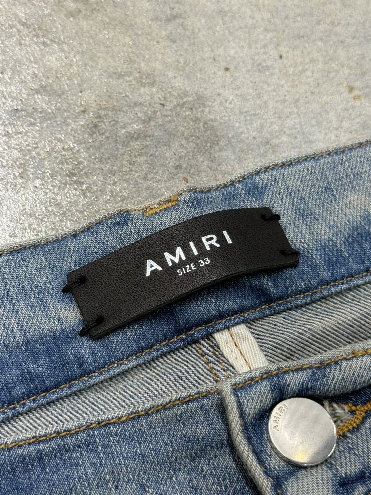 Amiri Amiri Bandana Star Patchwork Skinny Jeans Size US 33 - 12 Thumbnail