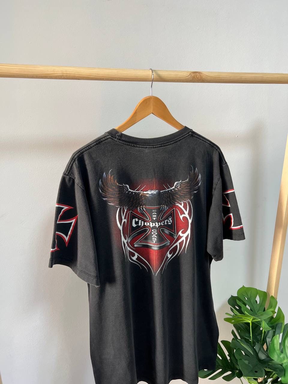 Vintage Vintage 90s East Coast Choppers New York T Shirt Size US XL / EU 56 / 4 - 3 Thumbnail