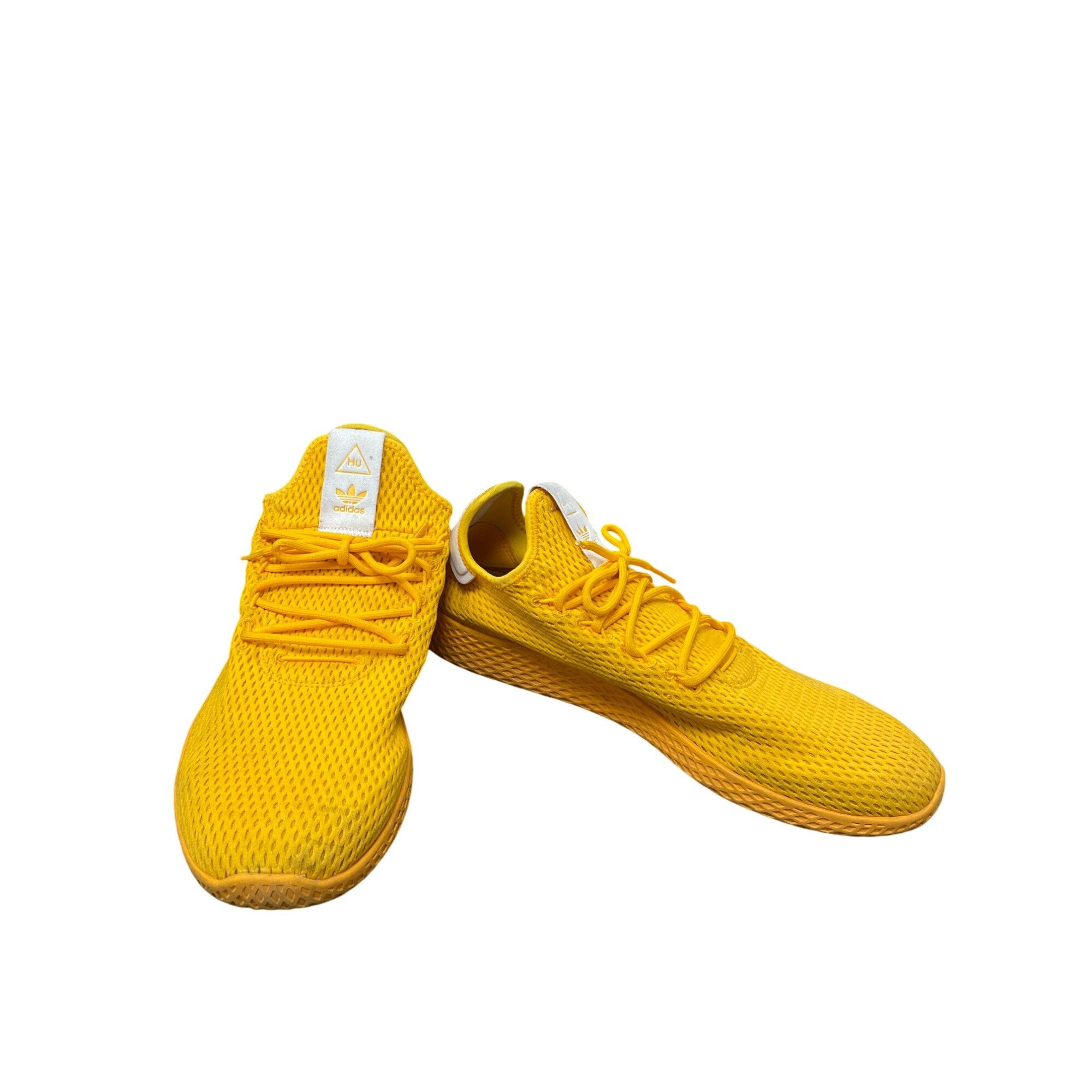 Adidas Adidas Pharrell Williams Tennis Hu Mens Yellow Mesh Sneakers Size US 13 / EU 46 - 1 Thumbnail