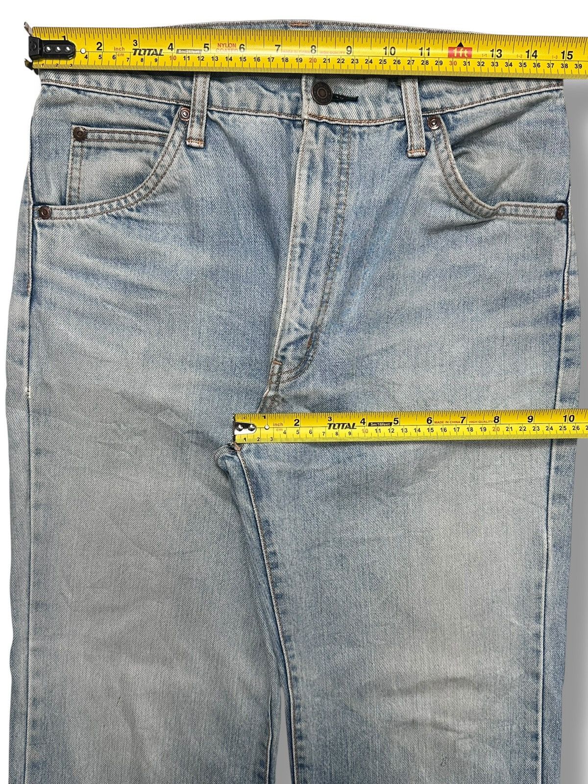 Edwin Vintage Edwin 90's Japan Denim Straight Jeans Light BlueWash Size US 30 / EU 46 - 17 Thumbnail