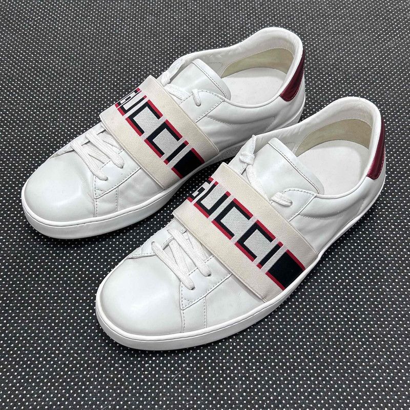 Gucci Gucci Ace Sports Low-Top Fashion Sneakers for Men 0079 Size US 9 / EU 42 - 1 Thumbnail