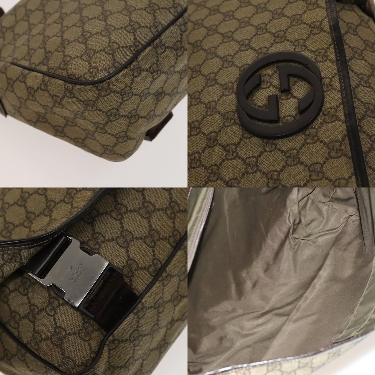 Gucci GUCCI GG Supreme Shoulder Bag Pvc Beige Silver Size ONE SIZE - 11 Thumbnail