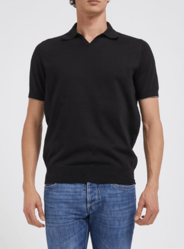 Brunello Cucinelli Polo Sweater in Black Size US S / EU 44-46 / 1 - 1 Preview